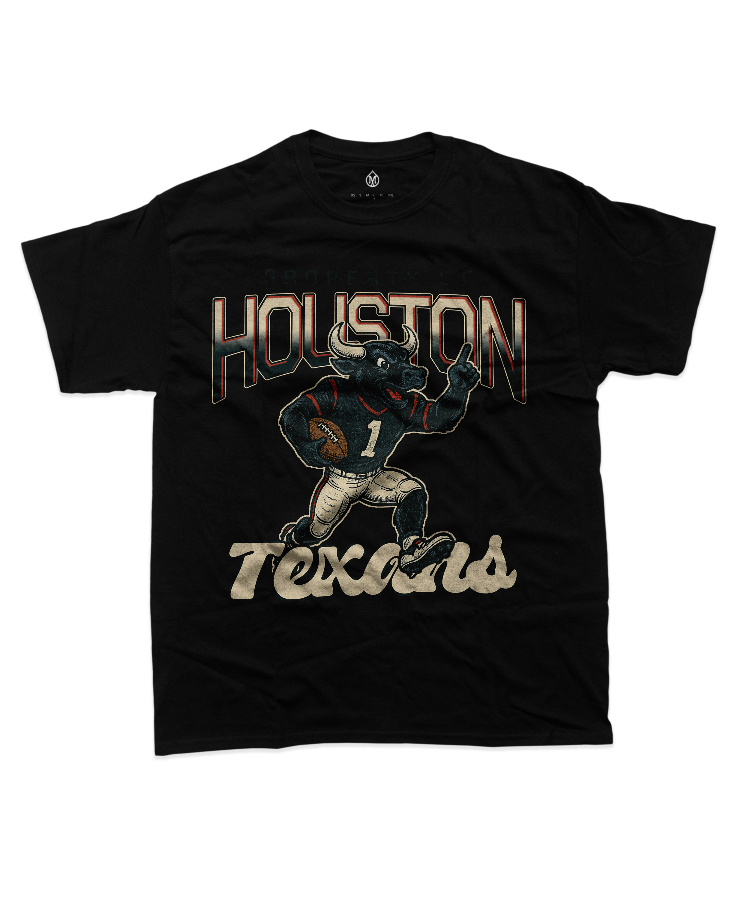 Vintage Houston Texans Mascot Tee – Retro Football Graphic T-Shirt product thumbnail image