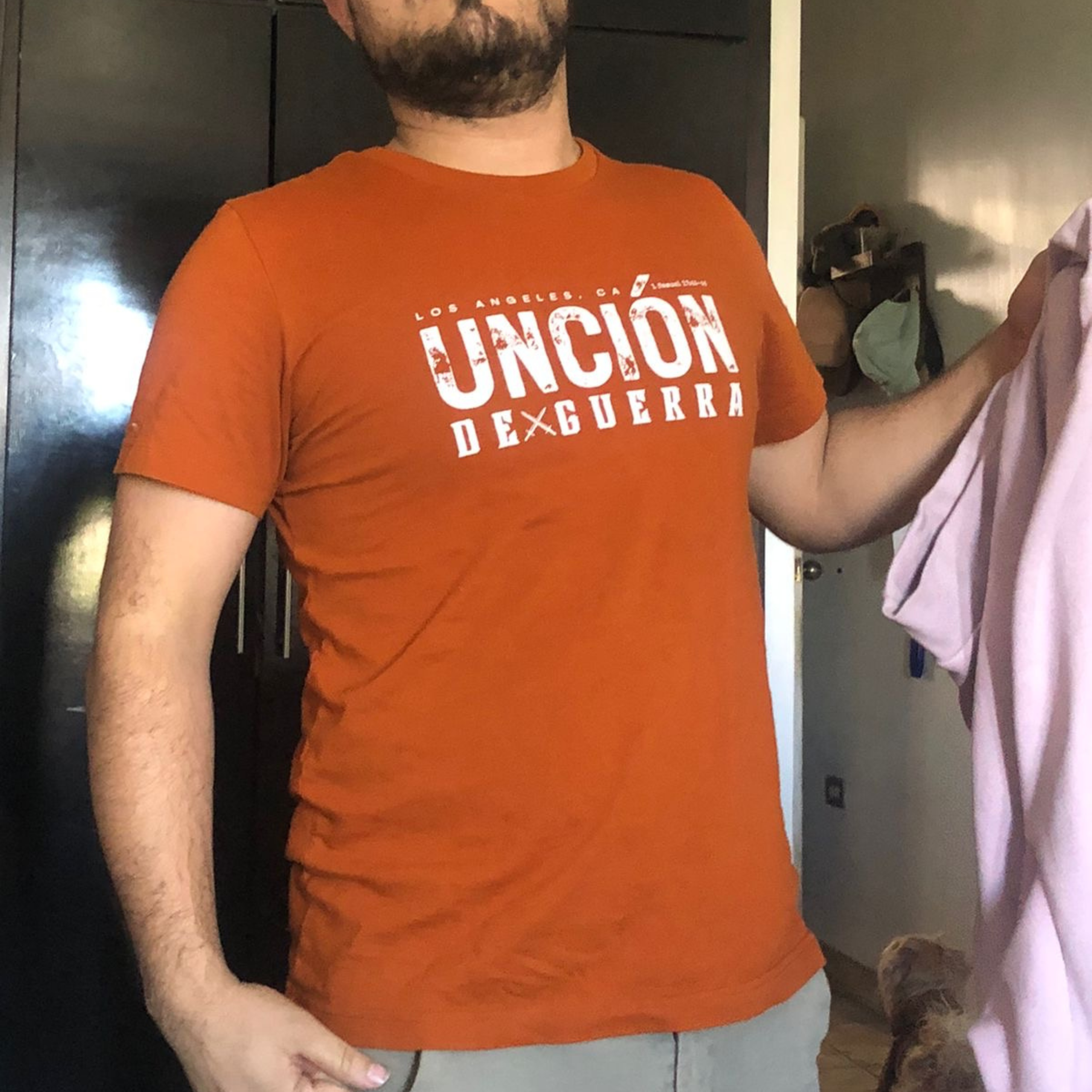 Official Unción de Guerra tee (adult) product thumbnail image