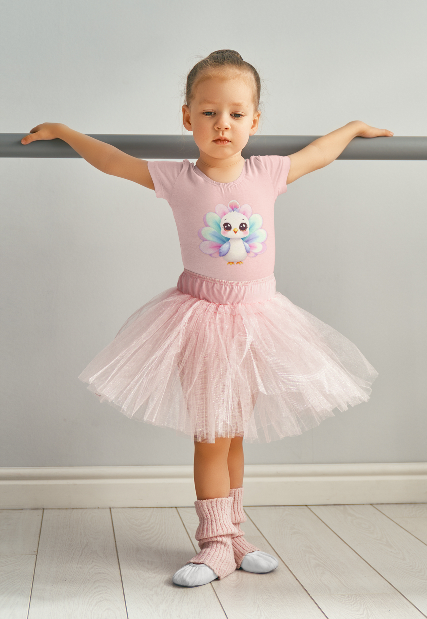 Cute Peacock Toddler Tee, Soft Cotton Shirt for Kids, Birthday Gift, Playtime Apparel, Spring/Summer Wear, Adorable Toddler Clothing product thumbnail image