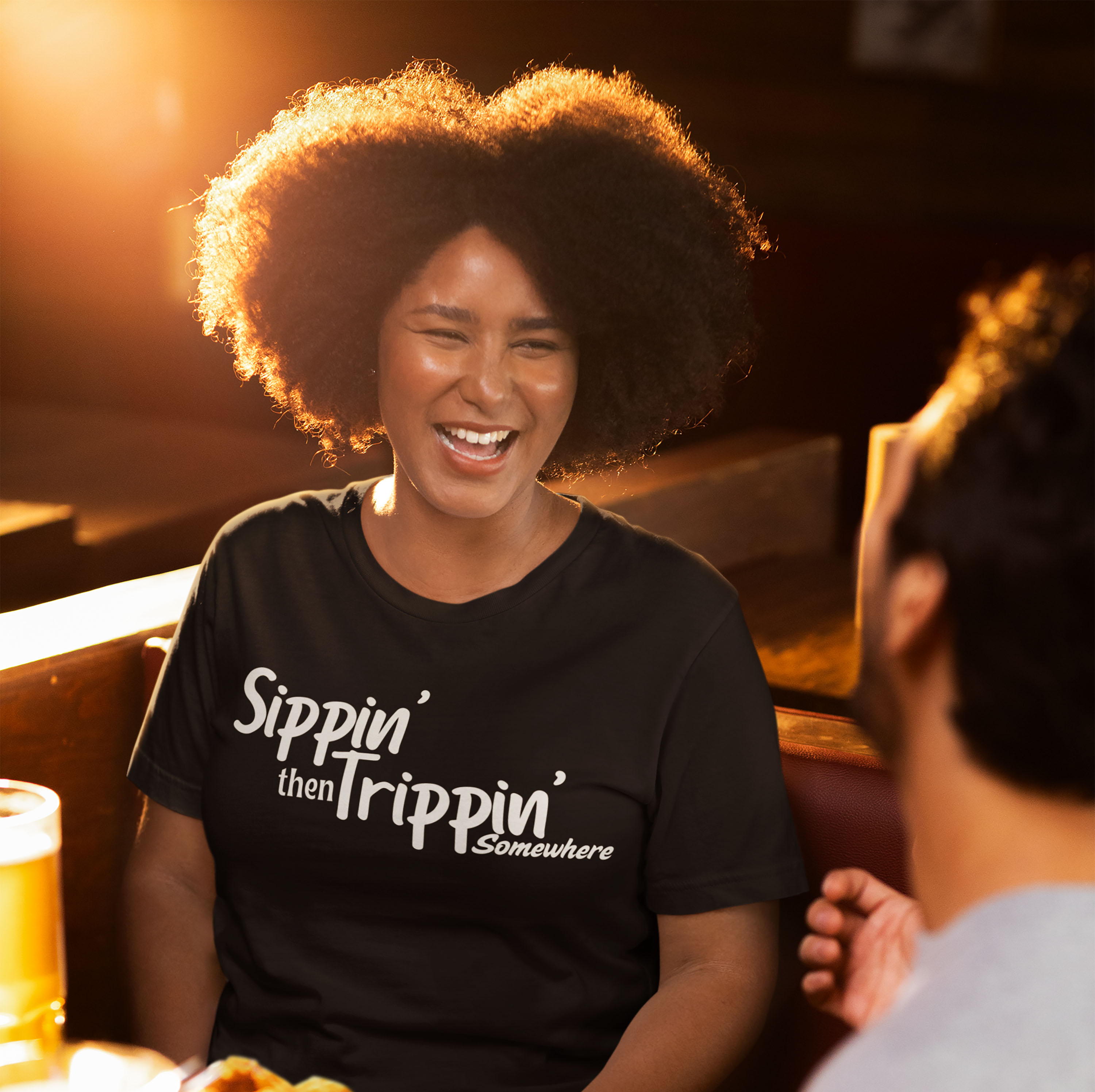 Sippin' then Trippin' Unisex Jersey Tee - Perfect for Casual Outings product thumbnail image Sippin' then Trippin' Unisex Jersey Tee - Perfect for Casual Outings product thumbnail image