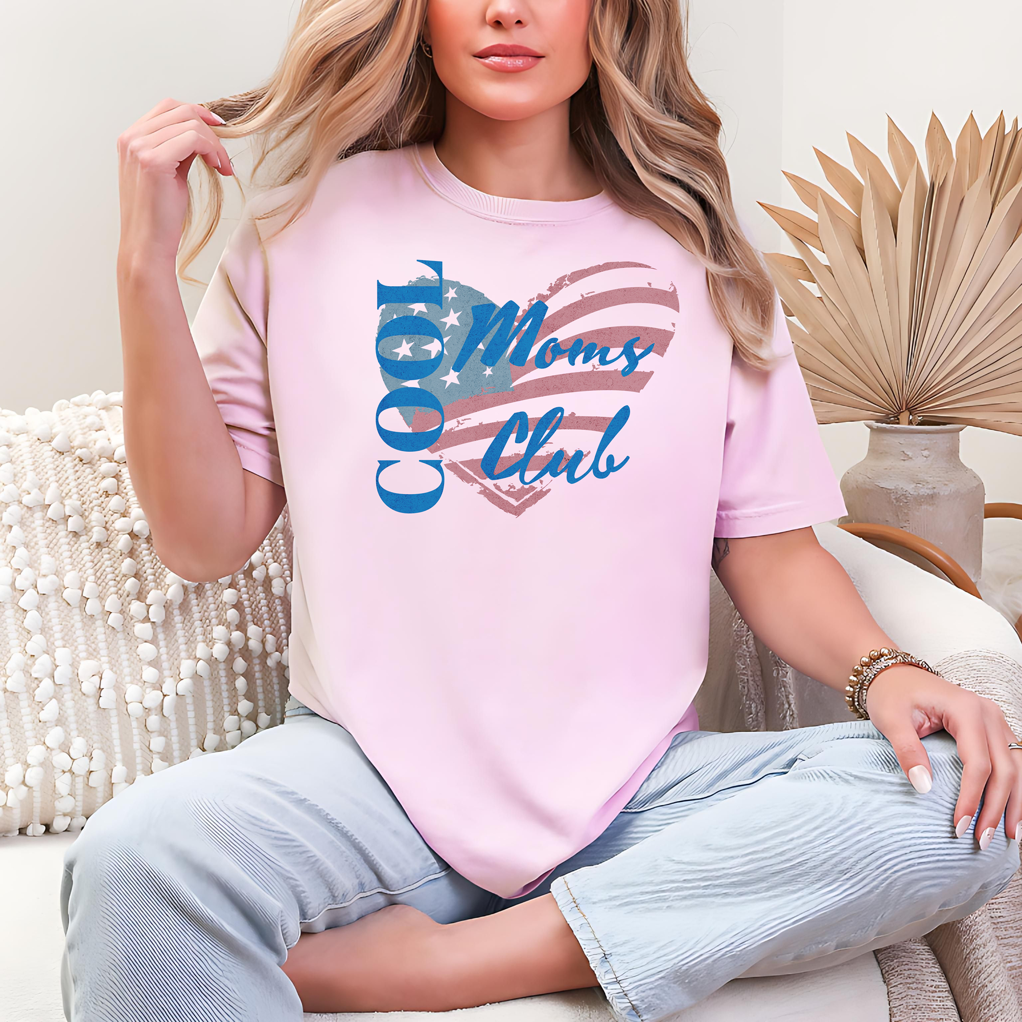 Cool Moms Club T-Shirt, Unisex Graphic Tee, Perfect Mothers Day Gift, Casual Summer Top, American Pride Apparel, Family Reunion Wear product thumbnail image Cool Moms Club T-Shirt, Unisex Graphic Tee, Perfect Mothers Day Gift, Casual Summer Top, American Pride Apparel, Family Reunion Wear product thumbnail image