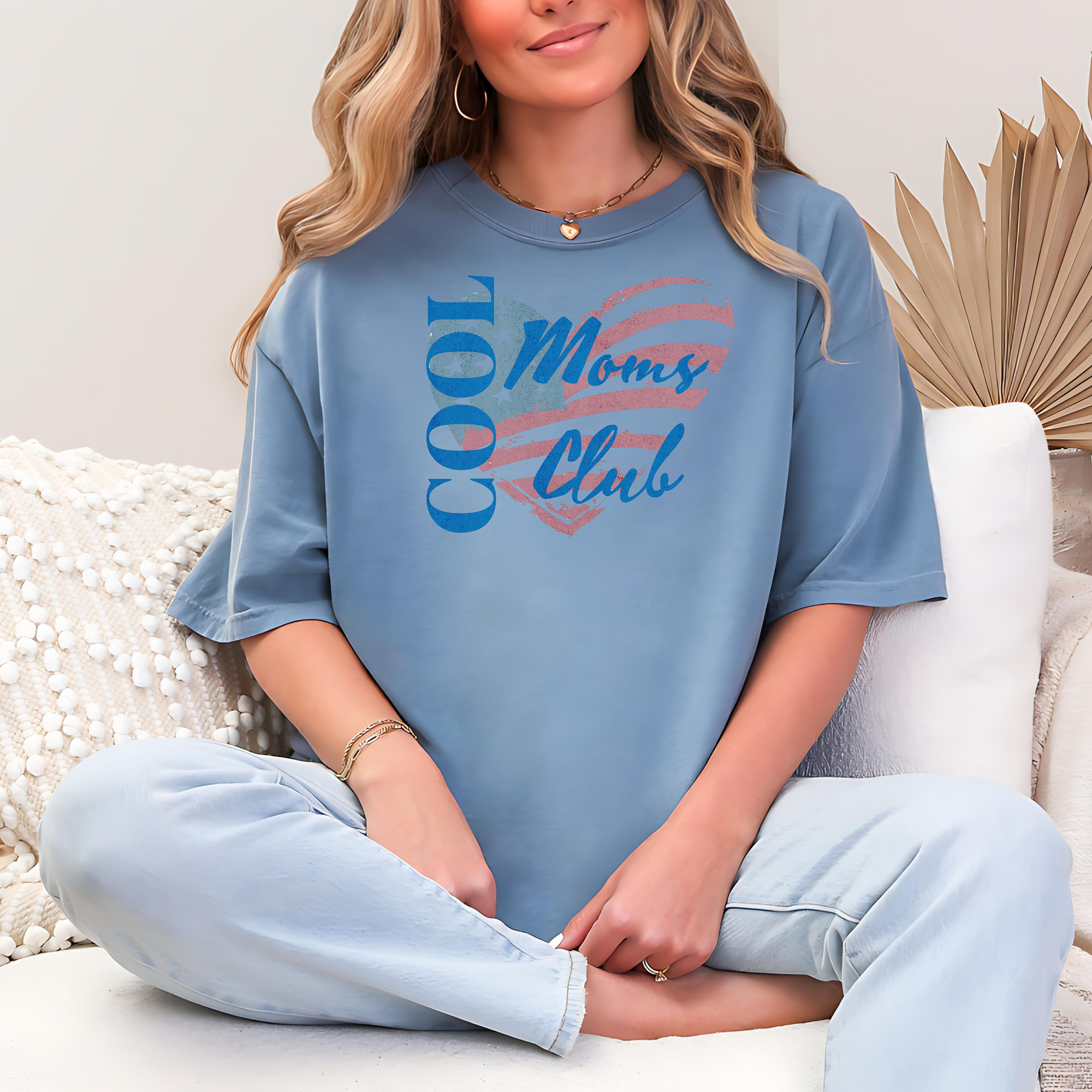 Cool Moms Club T-Shirt, Unisex Graphic Tee, Perfect Mothers Day Gift, Casual Summer Top, American Pride Apparel, Family Reunion Wear product thumbnail image Cool Moms Club T-Shirt, Unisex Graphic Tee, Perfect Mothers Day Gift, Casual Summer Top, American Pride Apparel, Family Reunion Wear product thumbnail image