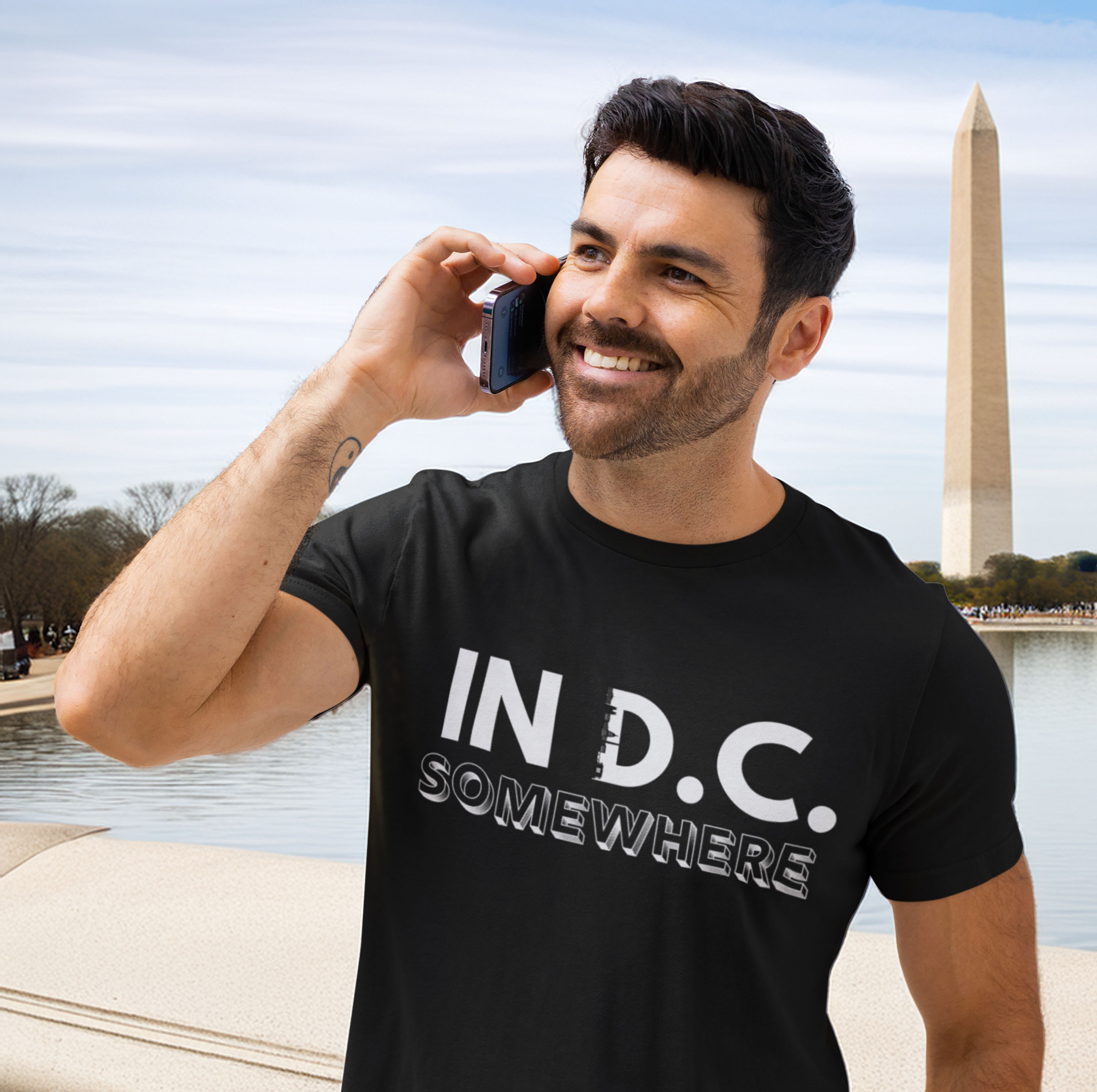 In DC Somewhere - Unisex Jersey Short Sleeve Tee product thumbnail image In DC Somewhere - Unisex Jersey Short Sleeve Tee product thumbnail image