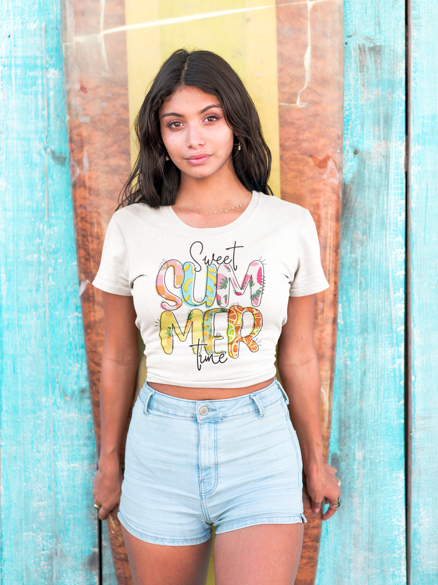 Sweet Summertime Unisex Softstyle T-Shirt, Summer Tee, Vacation Shirt, Beach Outfit, Gift for Her, Casual Wear product thumbnail image Sweet Summertime Unisex Softstyle T-Shirt, Summer Tee, Vacation Shirt, Beach Outfit, Gift for Her, Casual Wear product thumbnail image