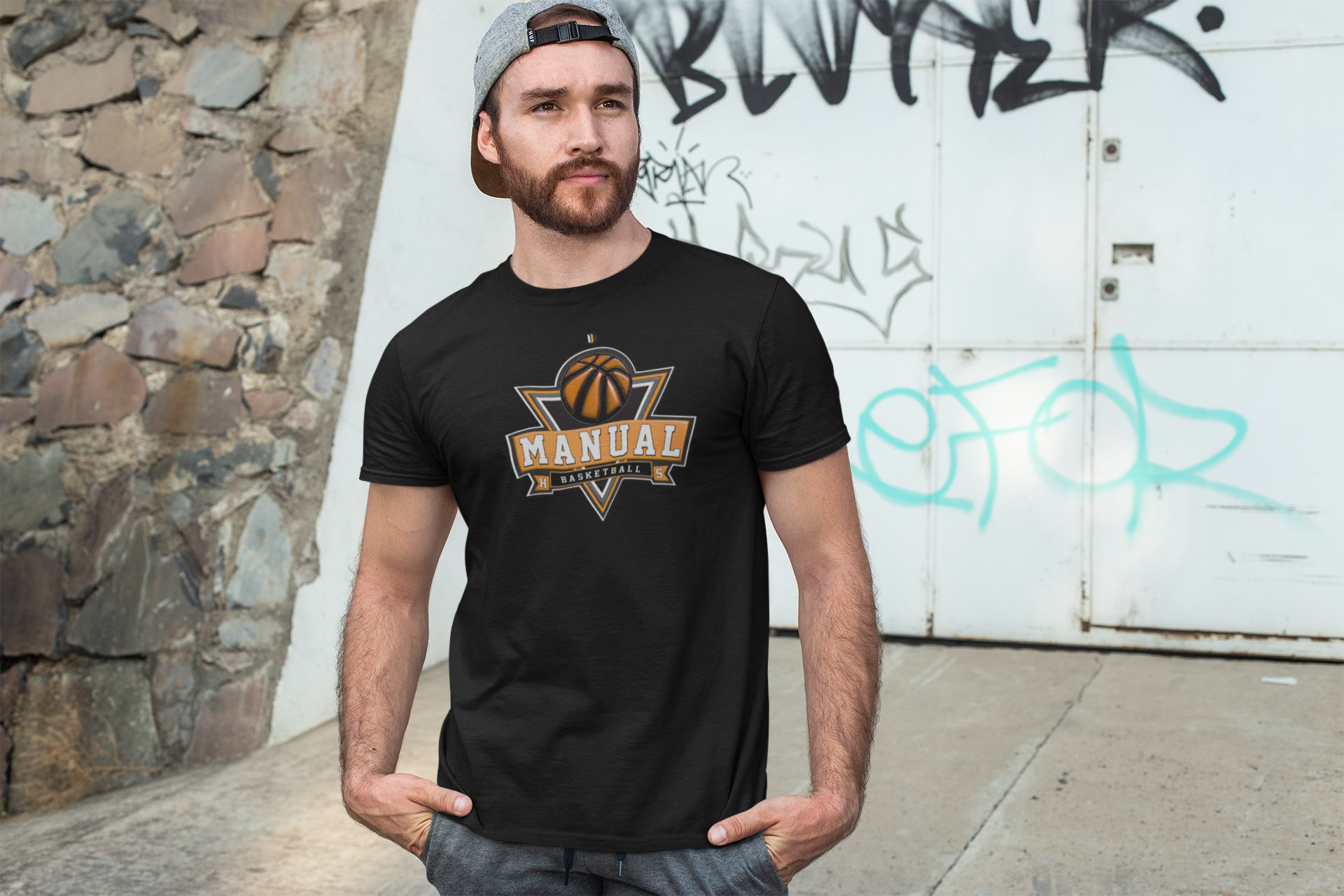 Basketball T-Shirt - Manual High School Rams product thumbnail image Basketball T-Shirt - Manual High School Rams product thumbnail image
