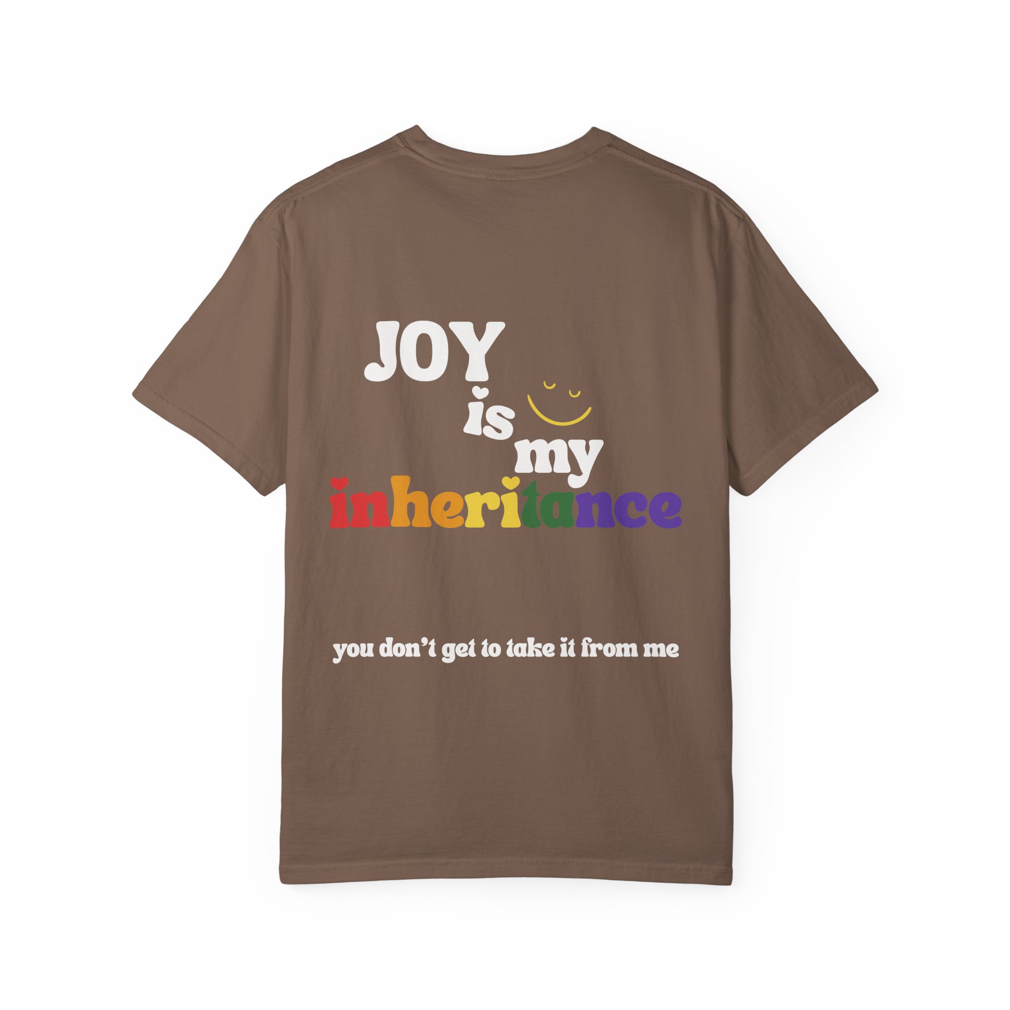 Joy Is My Inheritance — Oversized Unisex Statement Tee Joy Is My Inheritance — Oversized Unisex Statement Tee