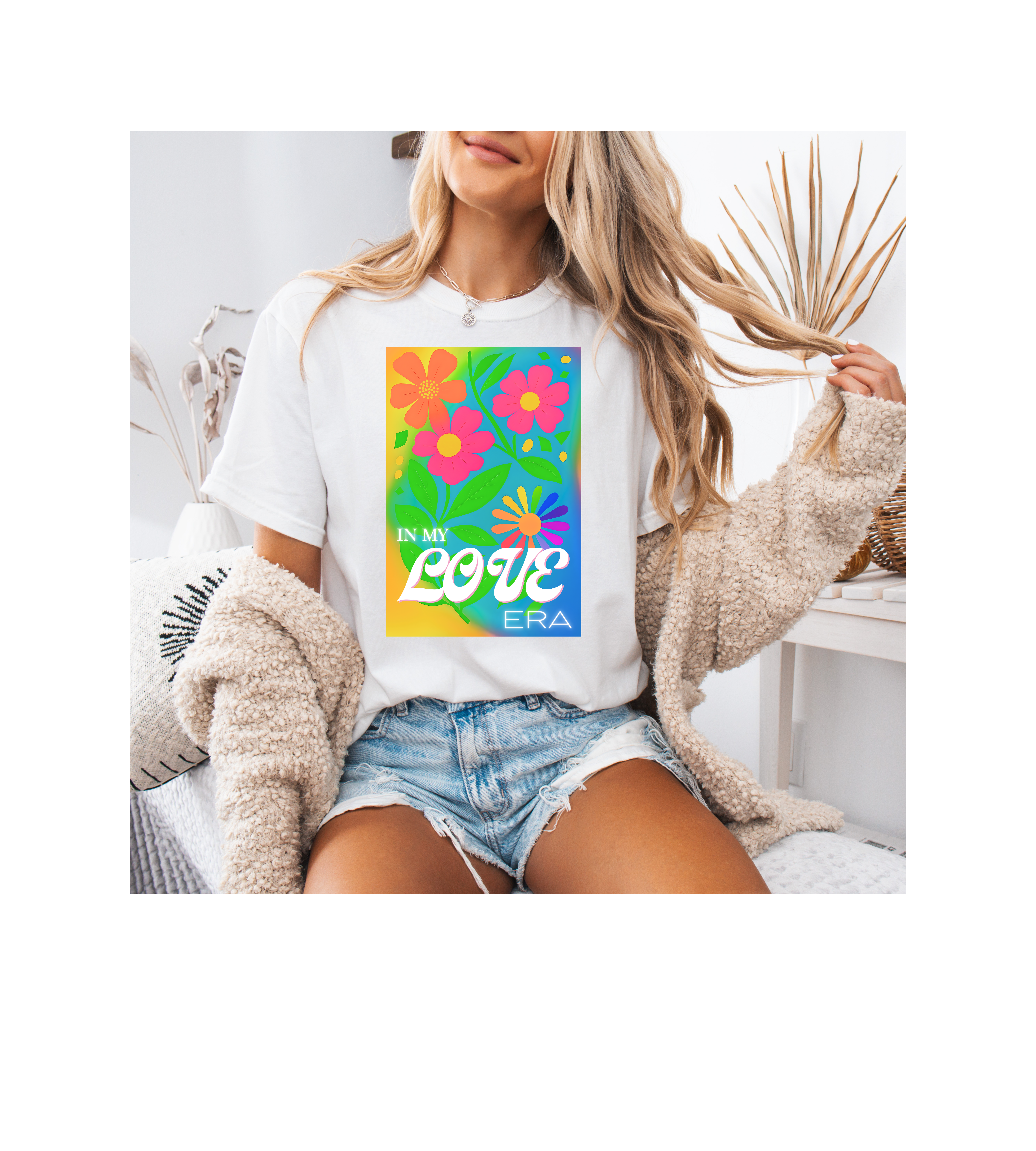 In My Love Era Shirt – Groovy Floral Pride Tee on Comfort Colors product thumbnail image In My Love Era Shirt – Groovy Floral Pride Tee on Comfort Colors product thumbnail image