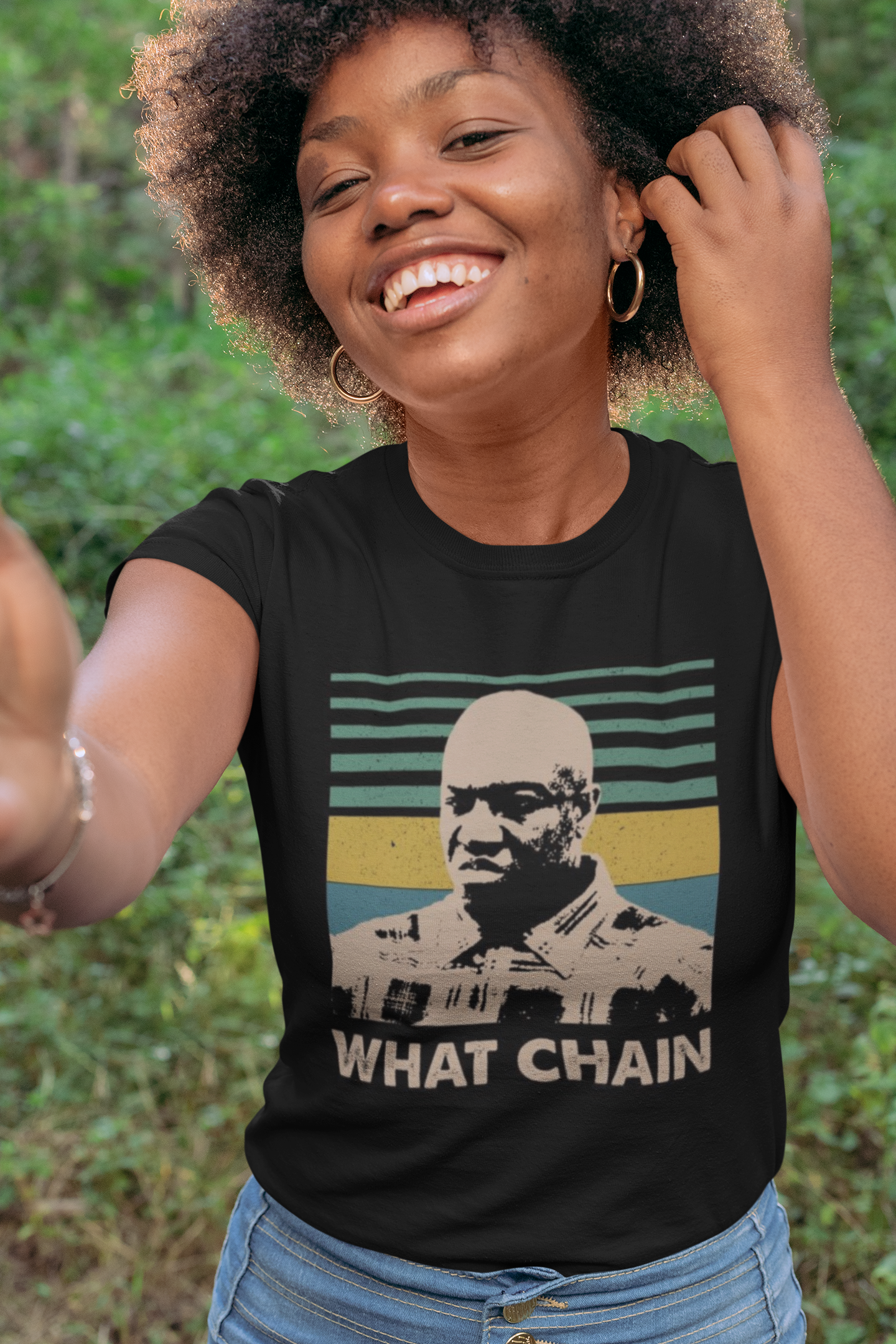 What Chain Shirt, Unisex Heavy Cotton Tee, Retro Fashion Top, Casual Streetwear, Gift for Him/Her product thumbnail image