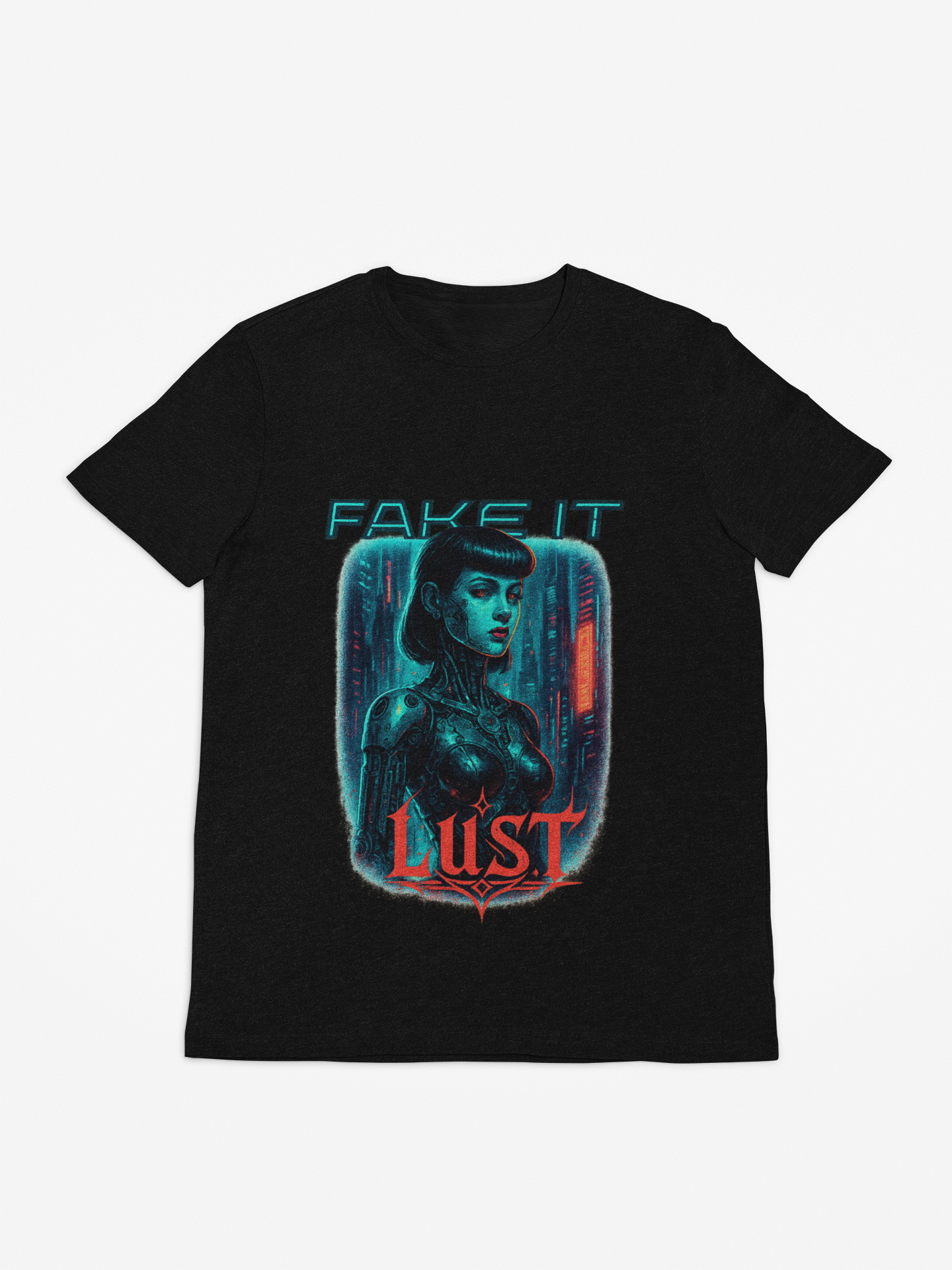 Fake It - Unisex Softstyle T-Shirt product thumbnail image Fake It - Unisex Softstyle T-Shirt product thumbnail image