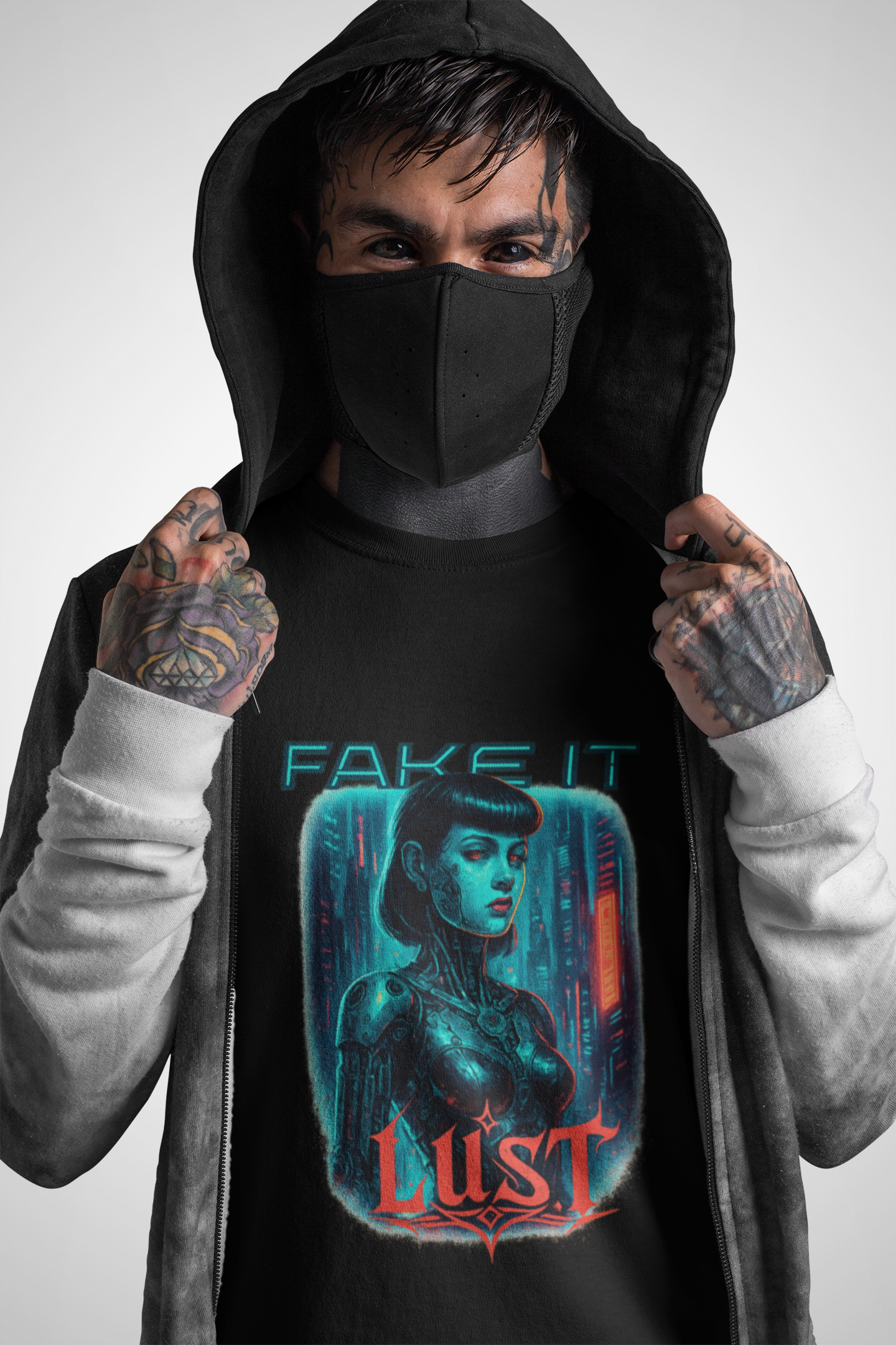Fake It - Unisex Softstyle T-Shirt product thumbnail image