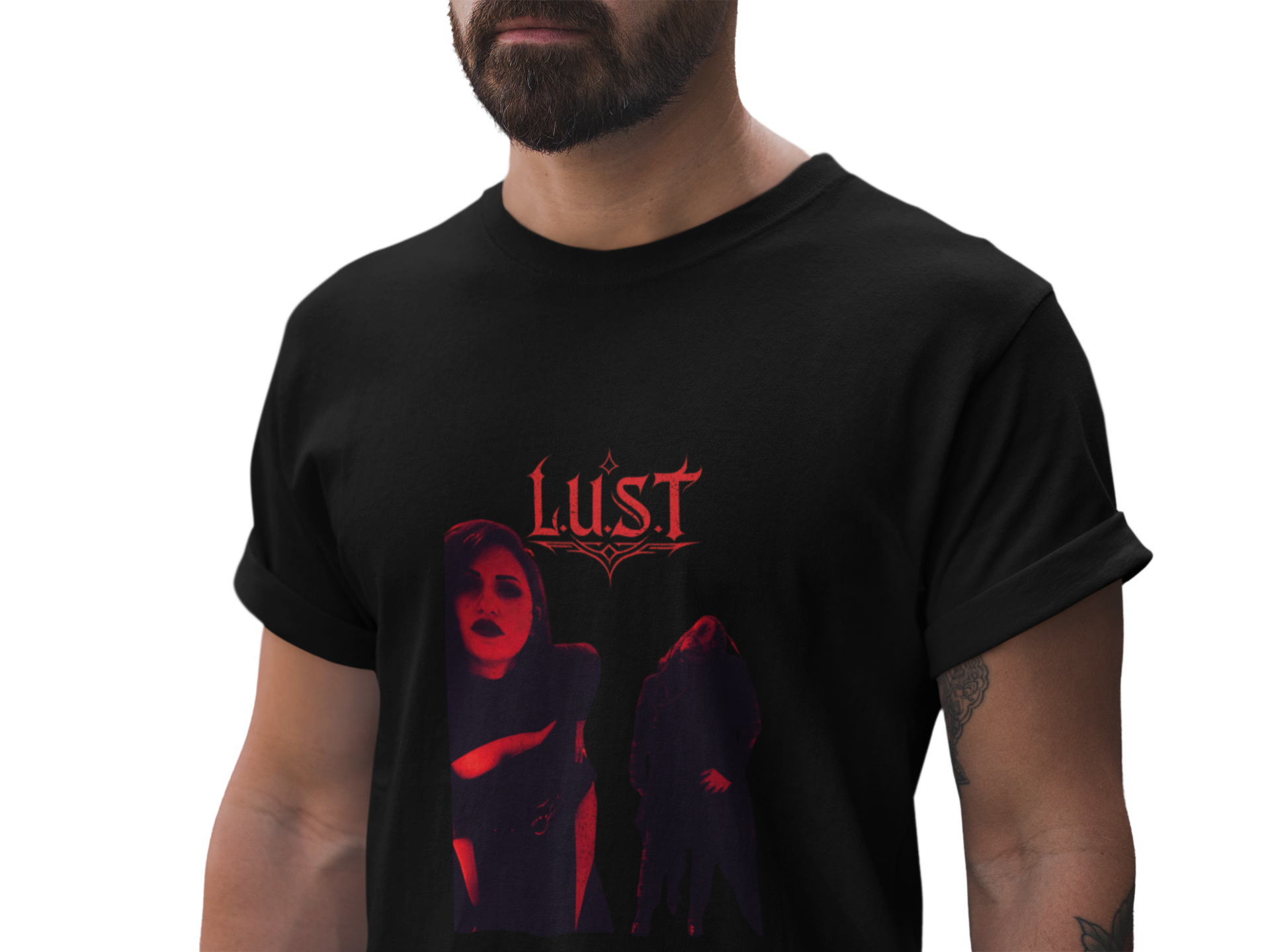 L.U.S.T (Red Band) Unisex Softstyle T-Shirt product thumbnail image L.U.S.T (Red Band) Unisex Softstyle T-Shirt product thumbnail image