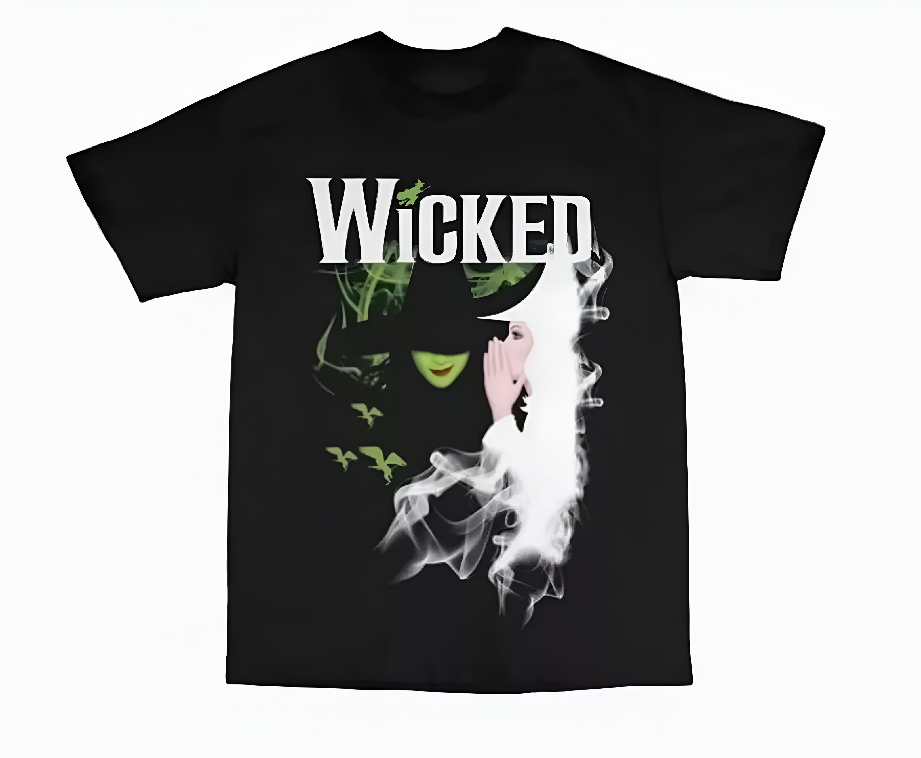 Wicked Unisex Jersey T-Shirt, Halloween Costume T-Shirt, Musical Theater Merch, Cozy Casual Wear, Gift for Fans, Witch Theme Tee product thumbnail image Wicked Unisex Jersey T-Shirt, Halloween Costume T-Shirt, Musical Theater Merch, Cozy Casual Wear, Gift for Fans, Witch Theme Tee product thumbnail image