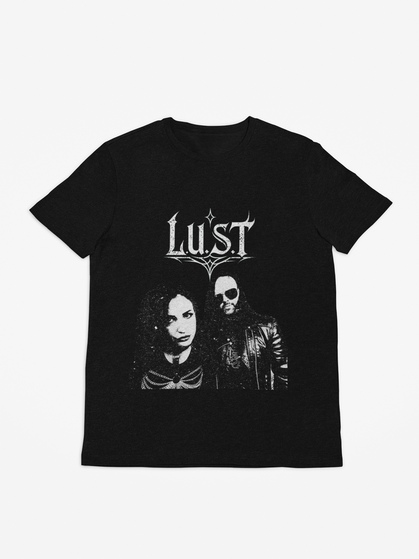 L.U.S.T Band B/W Unisex Softstyle T-Shirt