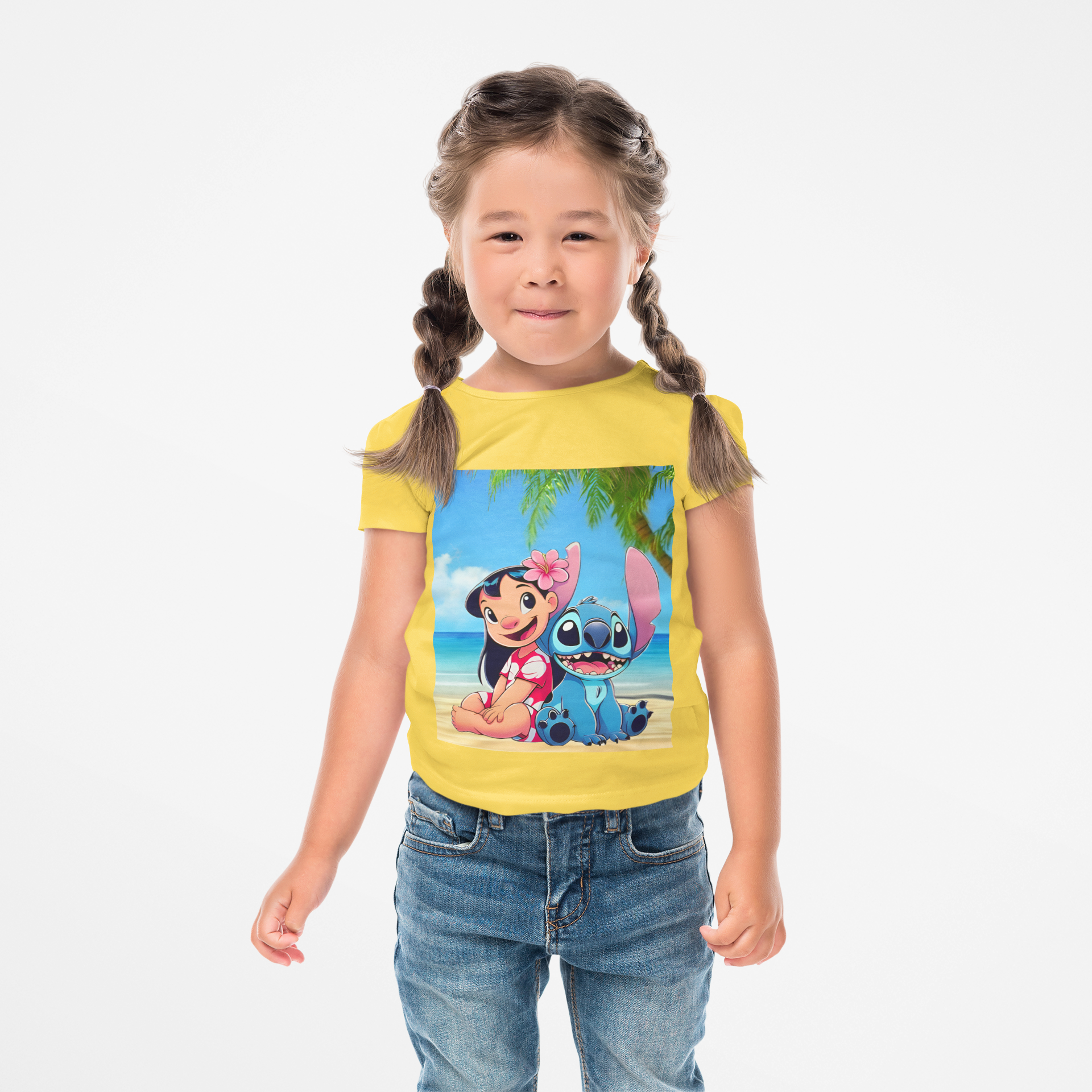 Kids Cartoon T-Shirt, Fun Beach Tee for Children, Summer Vacation Top, Gift for Birthdays, Disney Lovers Apparel product thumbnail image