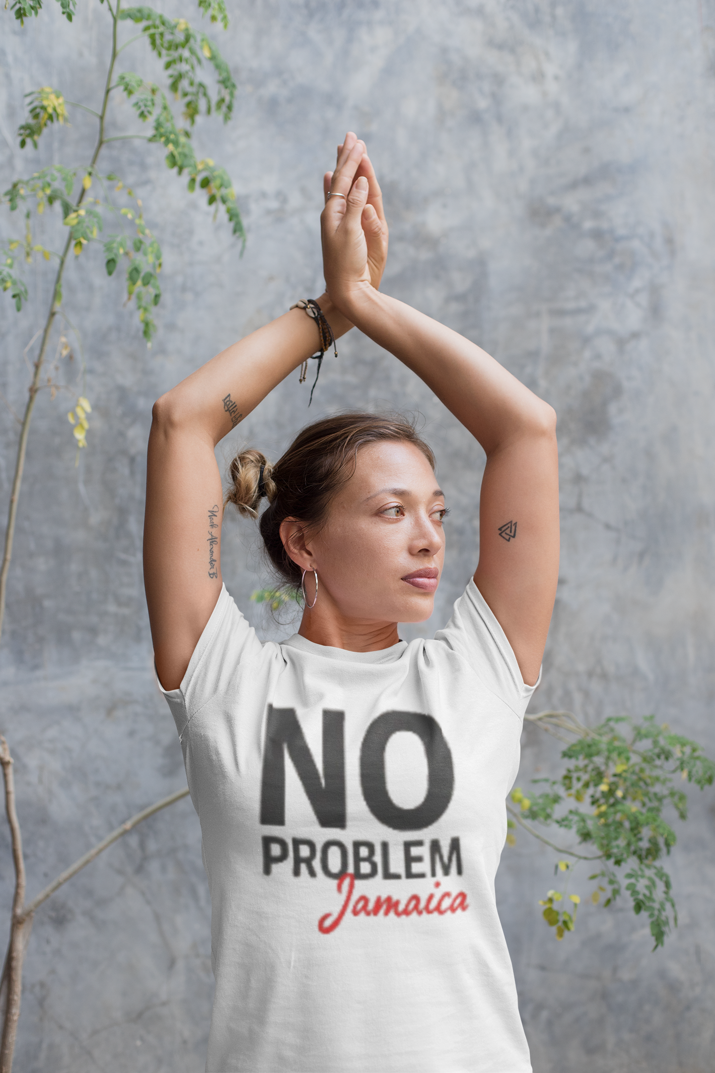 No Problem Jamaica" T-Shirt, Travel Tee, Vacation Apparel, Relaxed Fit Shirt, Summer Style, Gift Idea product thumbnail image