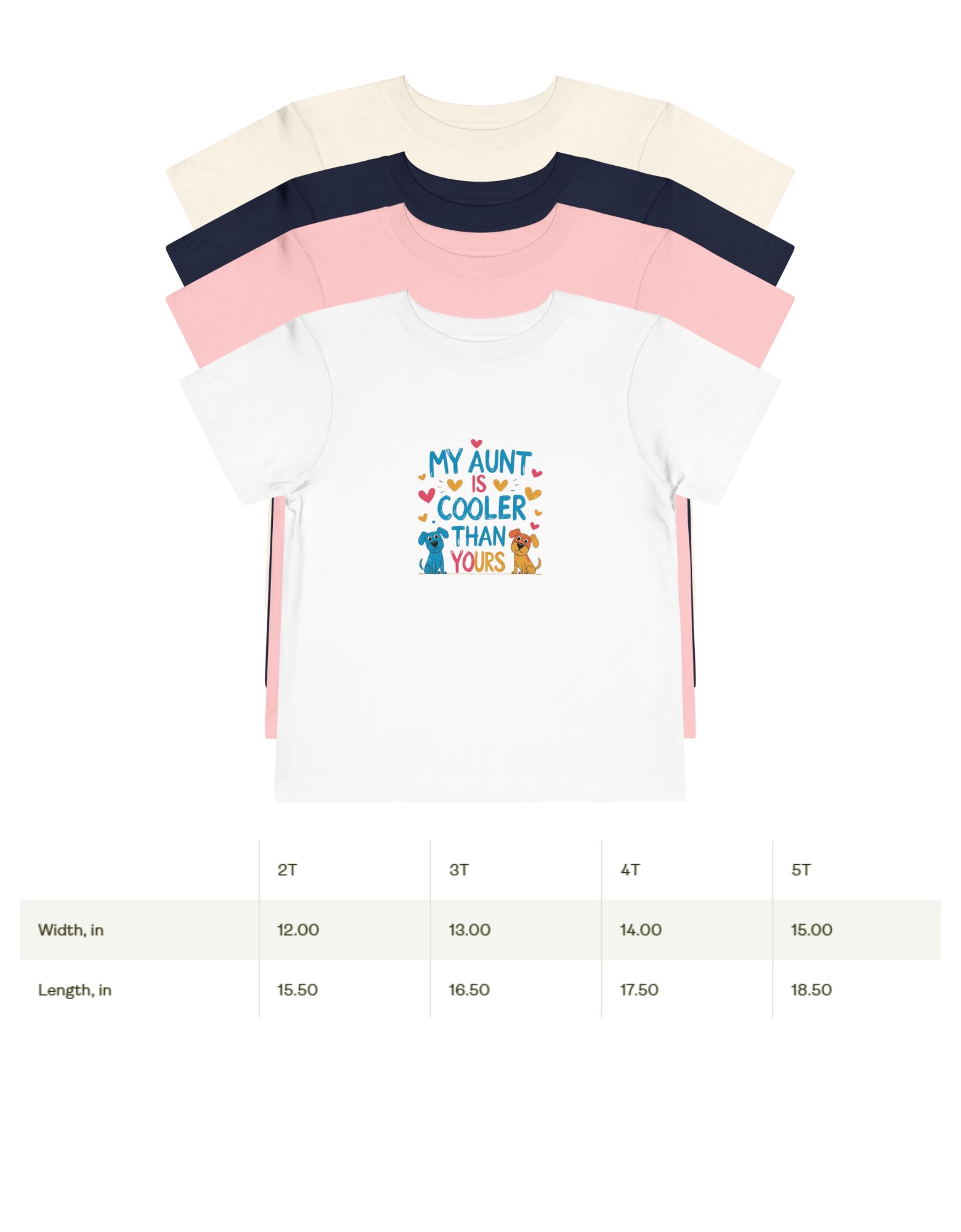 Toddler T- My Aunt Is Cooler Than Yours  product thumbnail image