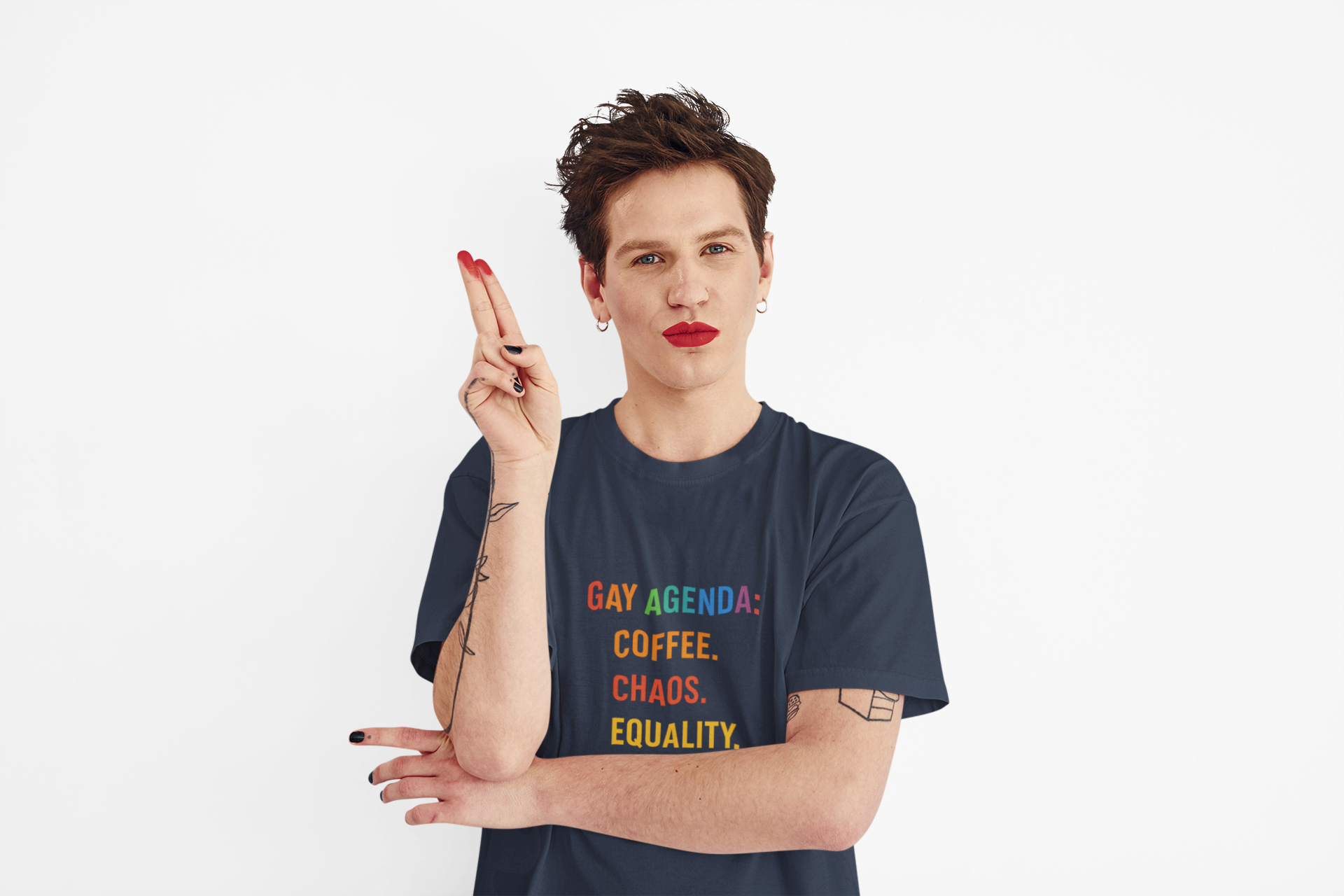 Gay Agenda T-Shirt product thumbnail image Gay Agenda T-Shirt product thumbnail image