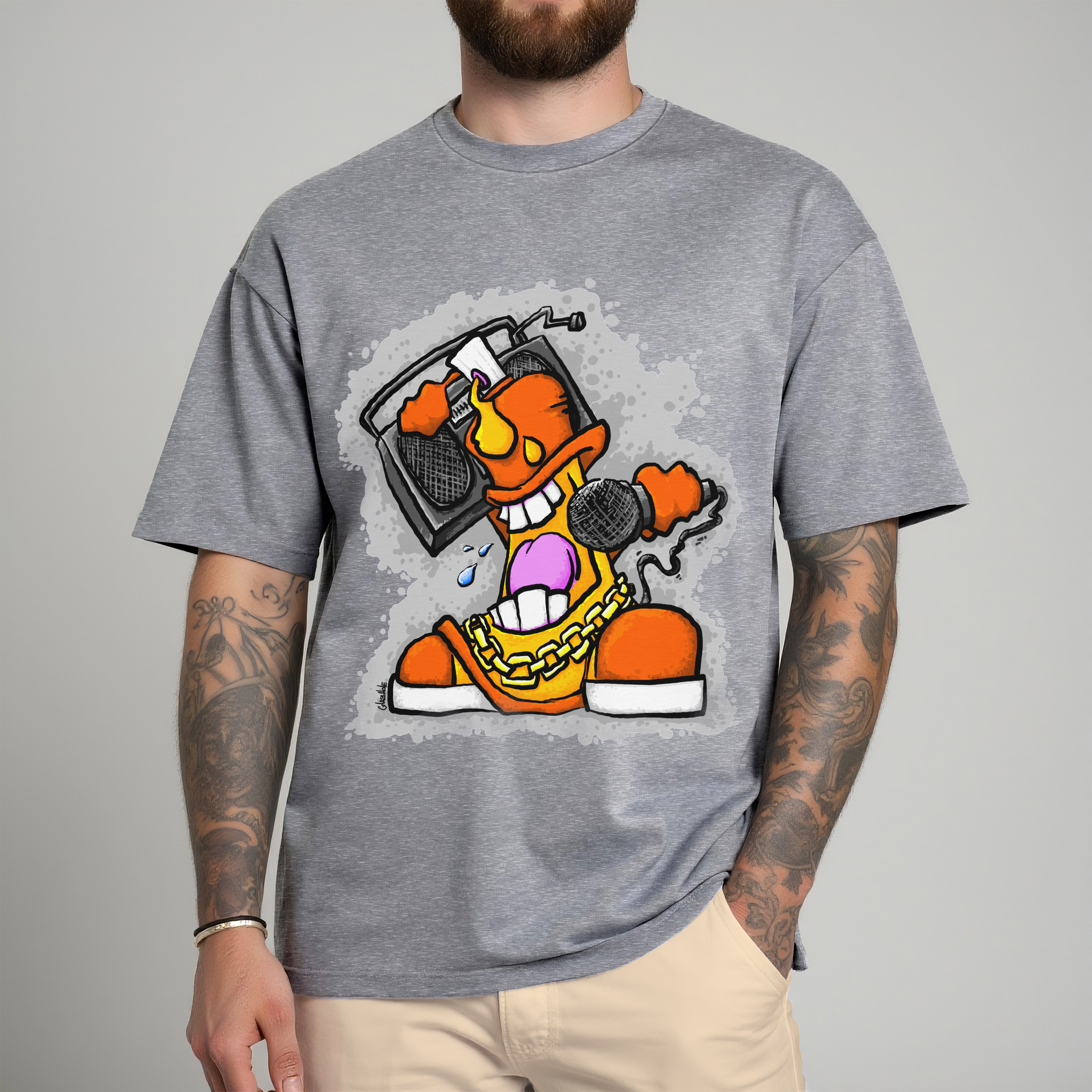 80s Hip Hop Spray Can GlassHole Tee product thumbnail image 80s Hip Hop Spray Can GlassHole Tee product thumbnail image