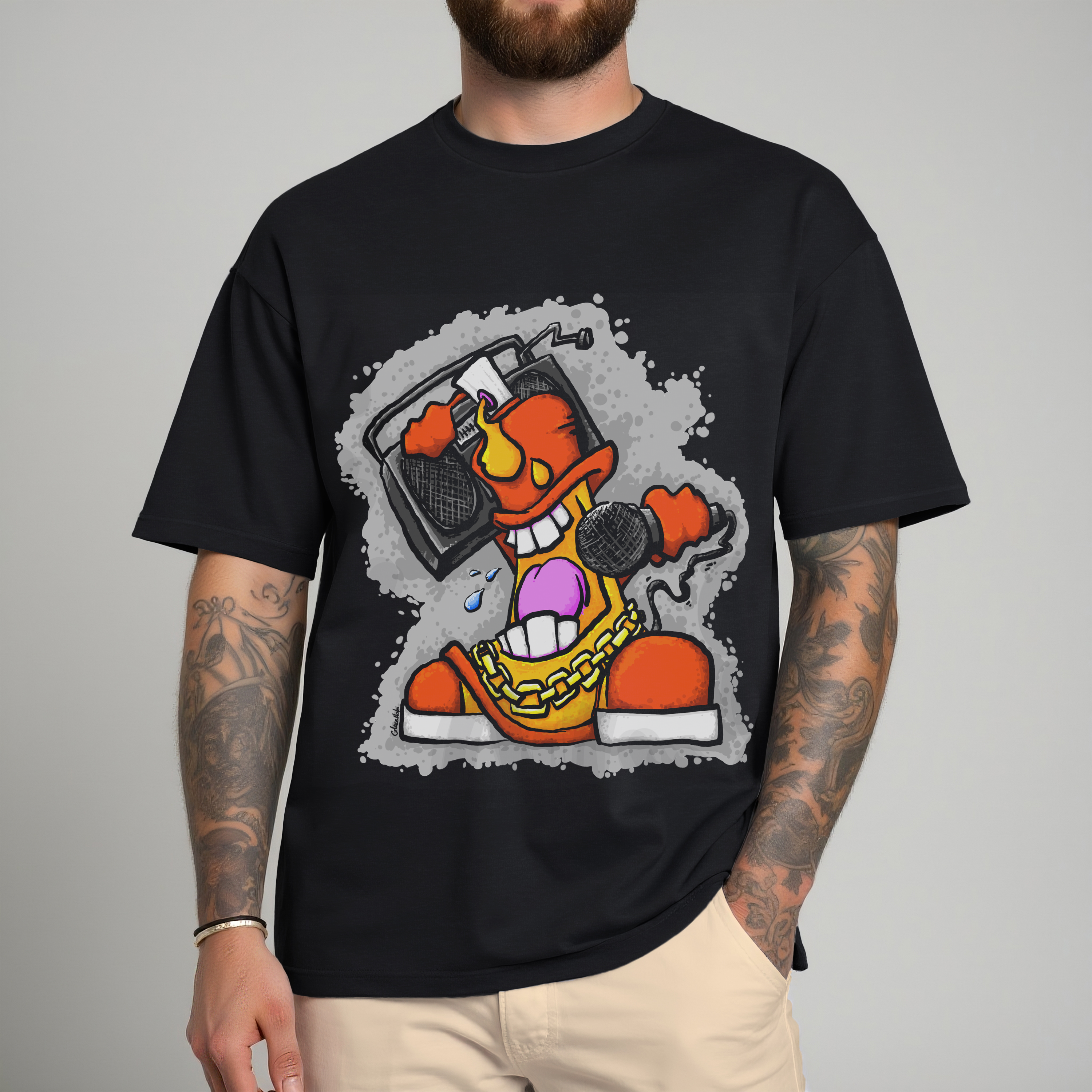 80s Hip Hop Spray Can GlassHole Tee product thumbnail image 80s Hip Hop Spray Can GlassHole Tee product thumbnail image