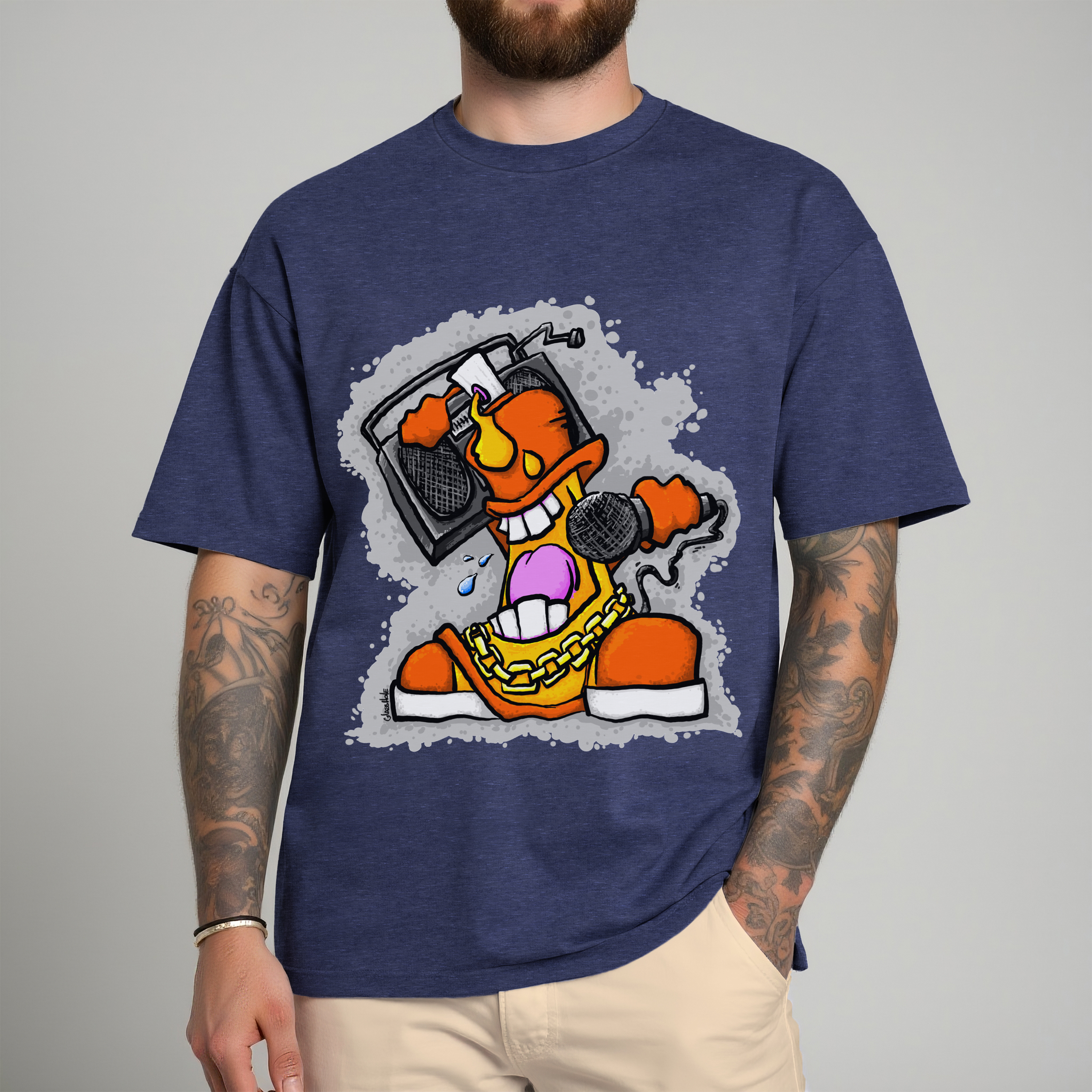 80s Hip Hop Spray Can GlassHole Tee product thumbnail image 80s Hip Hop Spray Can GlassHole Tee product thumbnail image