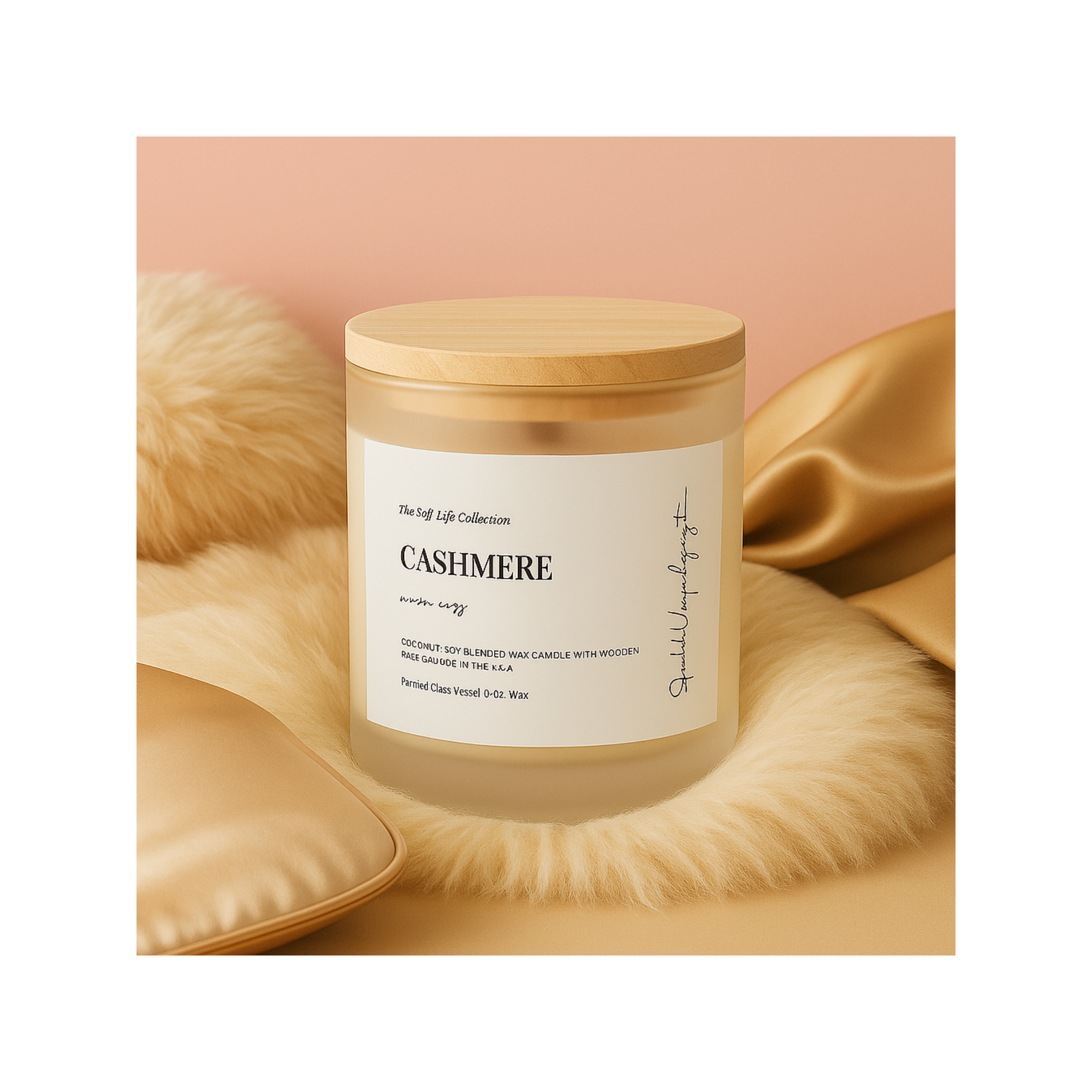 Cashmere Mornings Candle – Soft Life in a Jar, Luxe AF, Cozy Vibes Only 