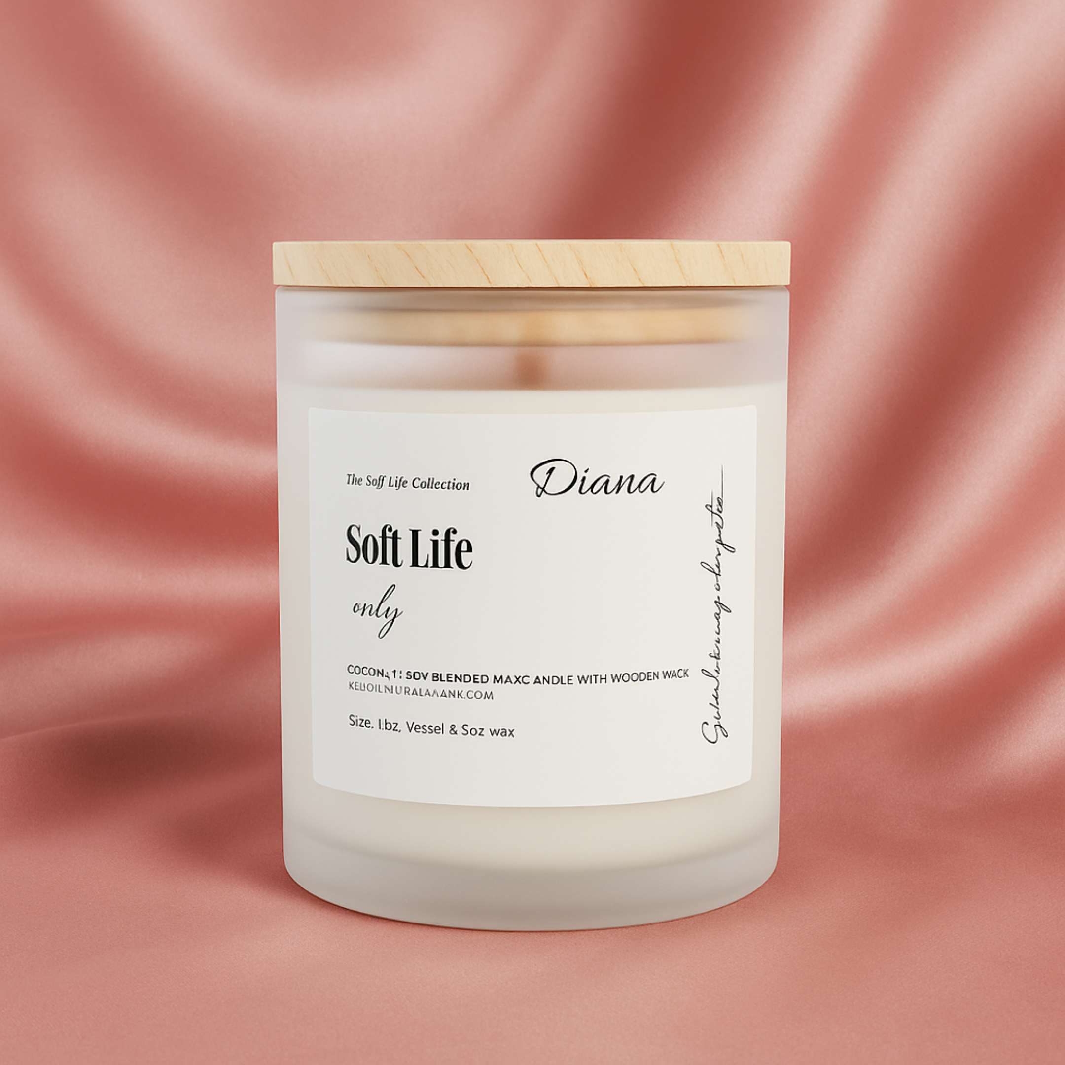 Soft Life Only Candle – Luxe Glow Up, Zero Stress Energy, and Main Character Vibes