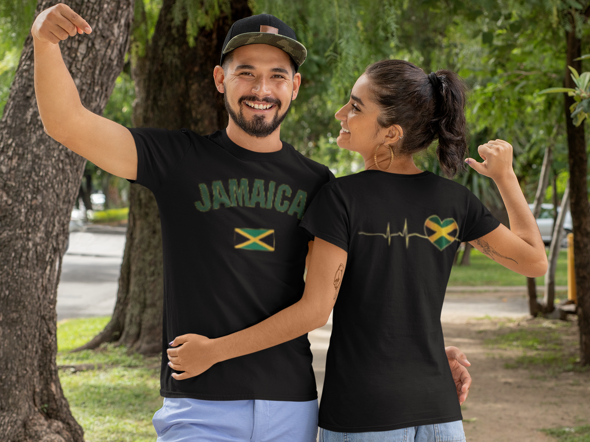 Jamaica Heartbeat Unisex Tee, Jamaican Pride T-Shirt, Casual Wear, Travel Souvenir, Gift for Jamaica Lovers product thumbnail image Jamaica Heartbeat Unisex Tee, Jamaican Pride T-Shirt, Casual Wear, Travel Souvenir, Gift for Jamaica Lovers product thumbnail image
