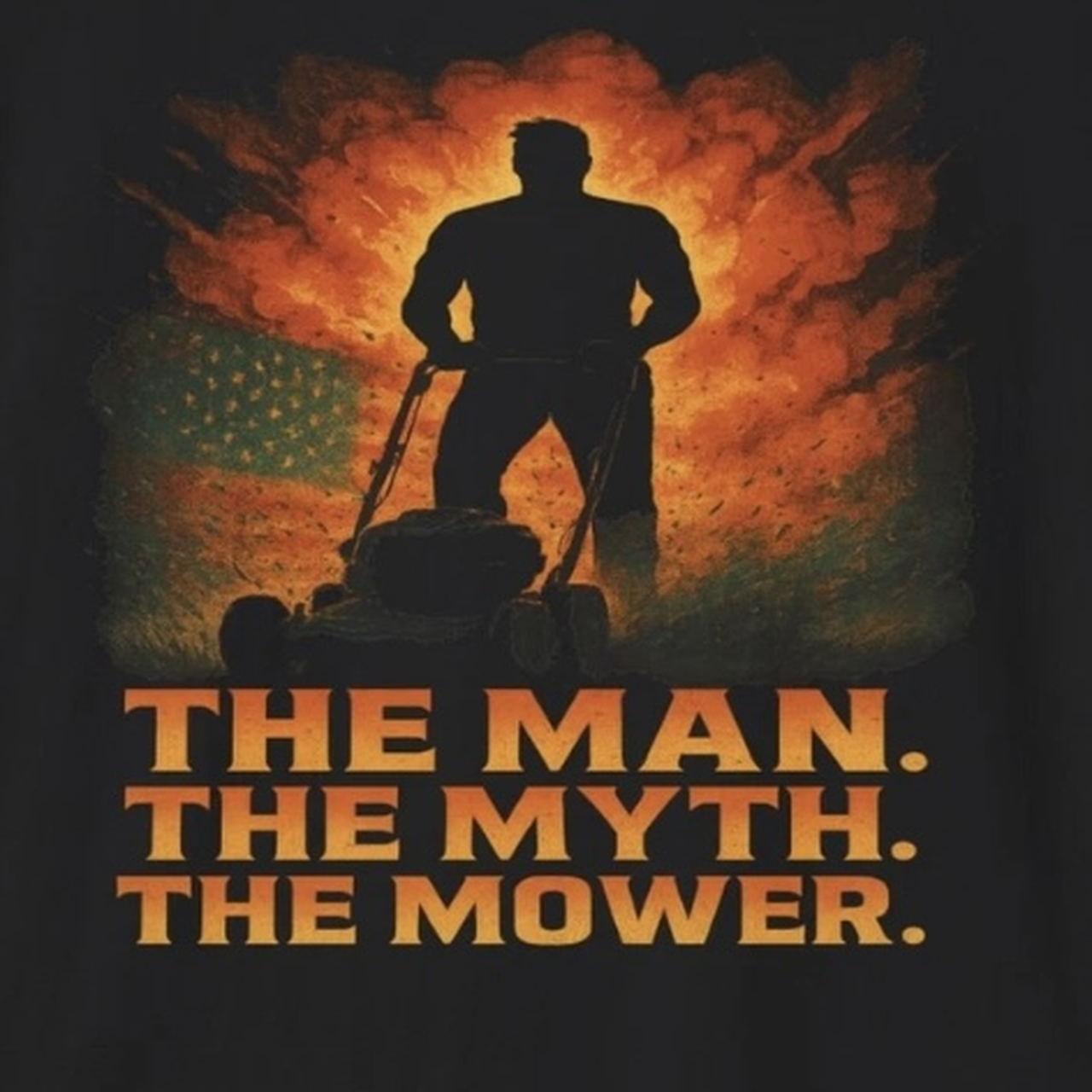 The Man The Myth The Mower Unisex Softstyle T-Shirt, Gardening Gift Shirt, Lawn Care Apparel, Funny Father's Day T-Shirt product thumbnail image