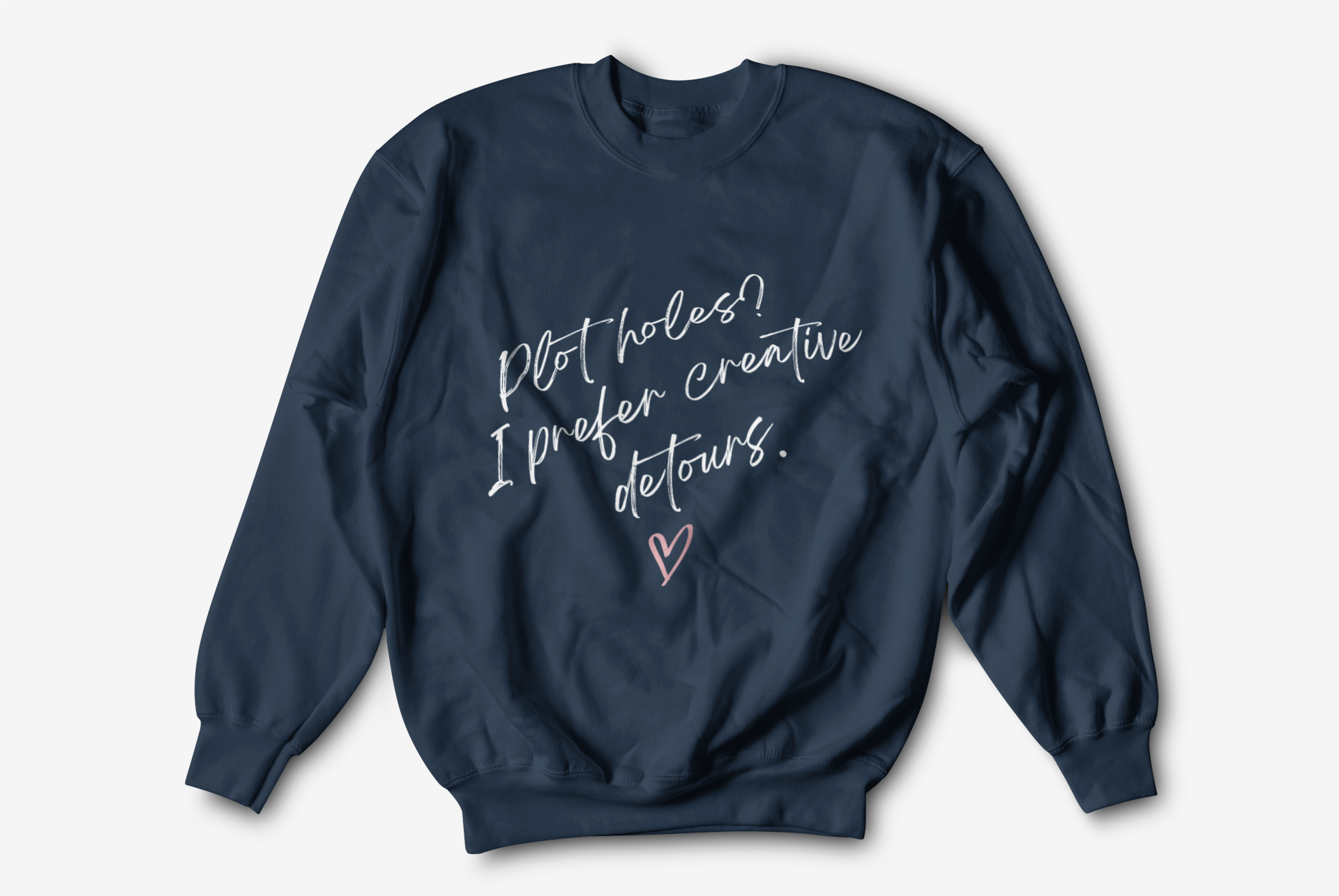 Creative Detours Sweatshirt | Unisex Garment-Dyed Crew, Fun Gift, Casual Style, Comfy Layering, Creative Expression product thumbnail image Creative Detours Sweatshirt | Unisex Garment-Dyed Crew, Fun Gift, Casual Style, Comfy Layering, Creative Expression product thumbnail image