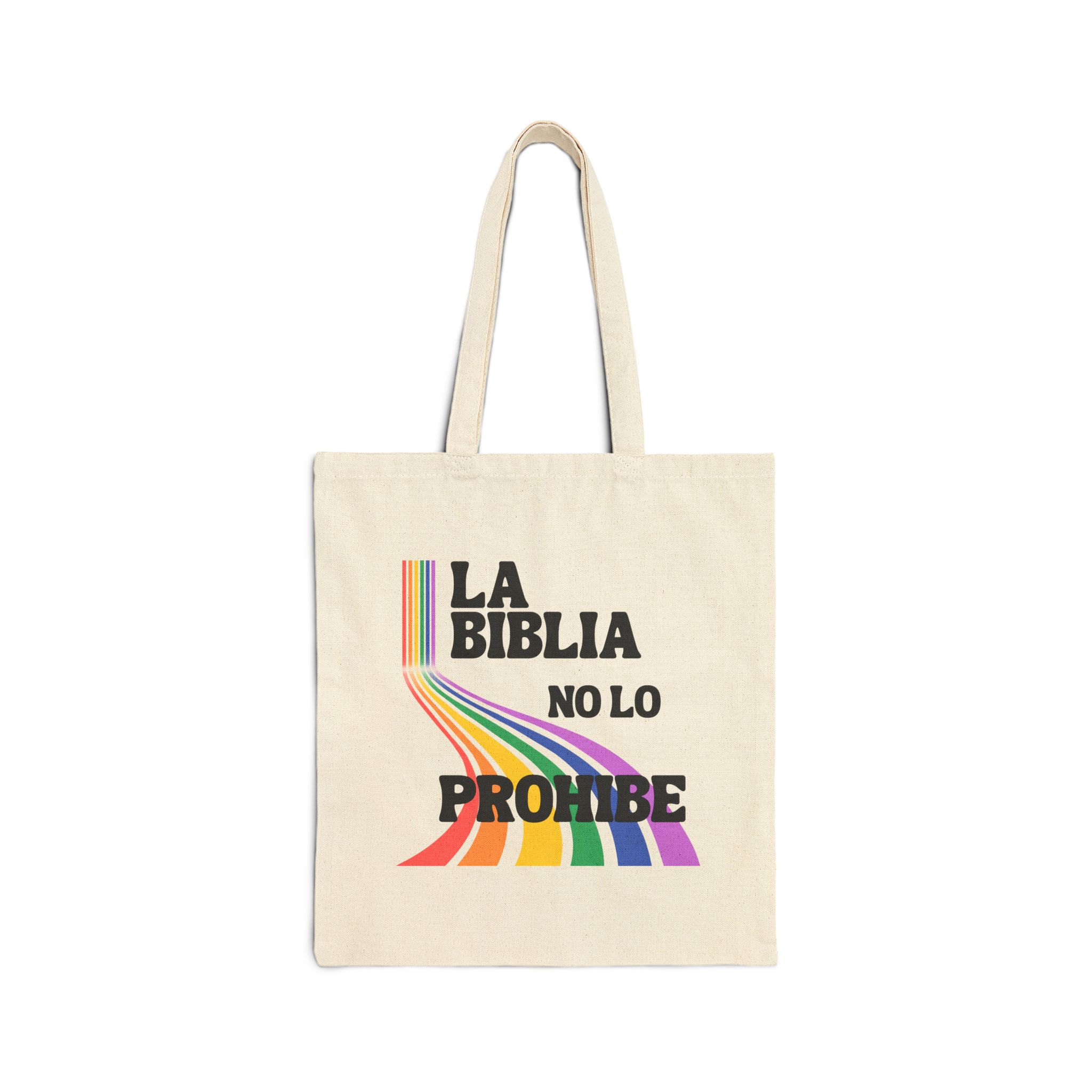 “la biblia no lo prohíbe” — Queer & Sacred Tote Bag “la biblia no lo prohíbe” — Queer & Sacred Tote Bag