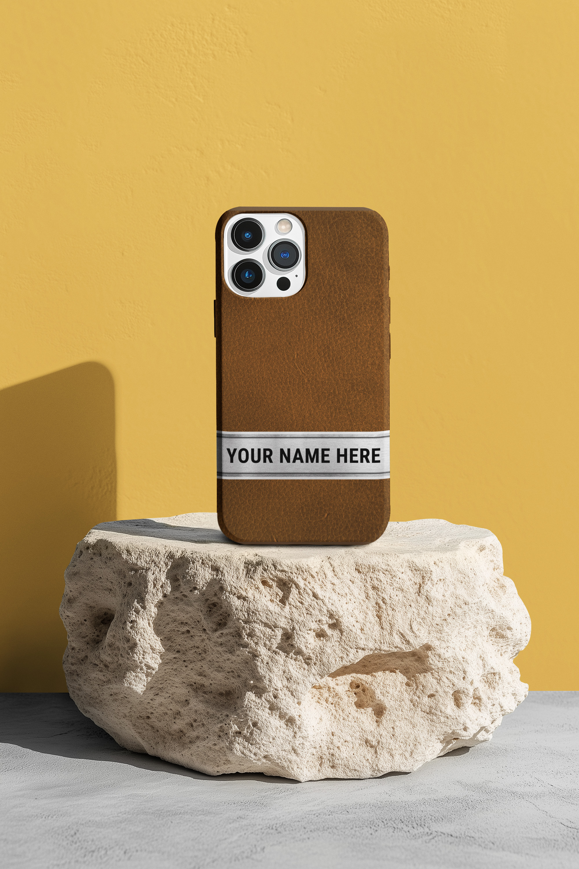 Personalized Faux Leather Tough Phone Case, Tough Case for Men, Custom Name Phone Cover, Unique Gift for Him product thumbnail image Personalized Faux Leather Tough Phone Case, Tough Case for Men, Custom Name Phone Cover, Unique Gift for Him product thumbnail image