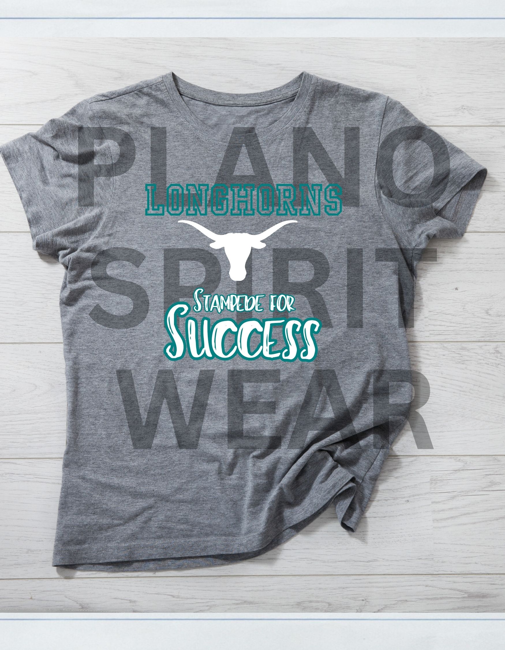 Mendenhall Longhorns Stampede for Success School Shirt Kids Tee 
