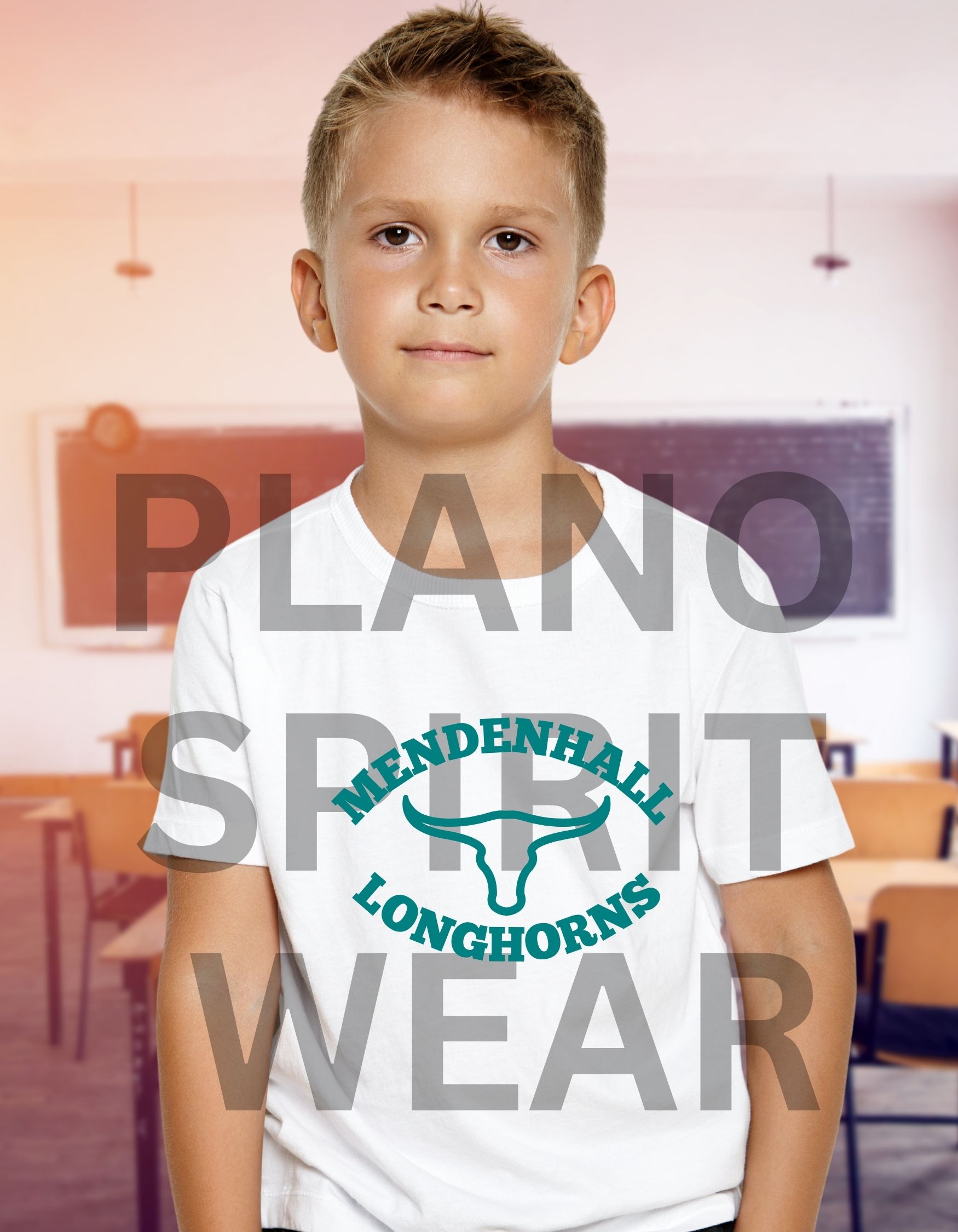 Mendenhall Longhorns School Shirt Kids Tee 