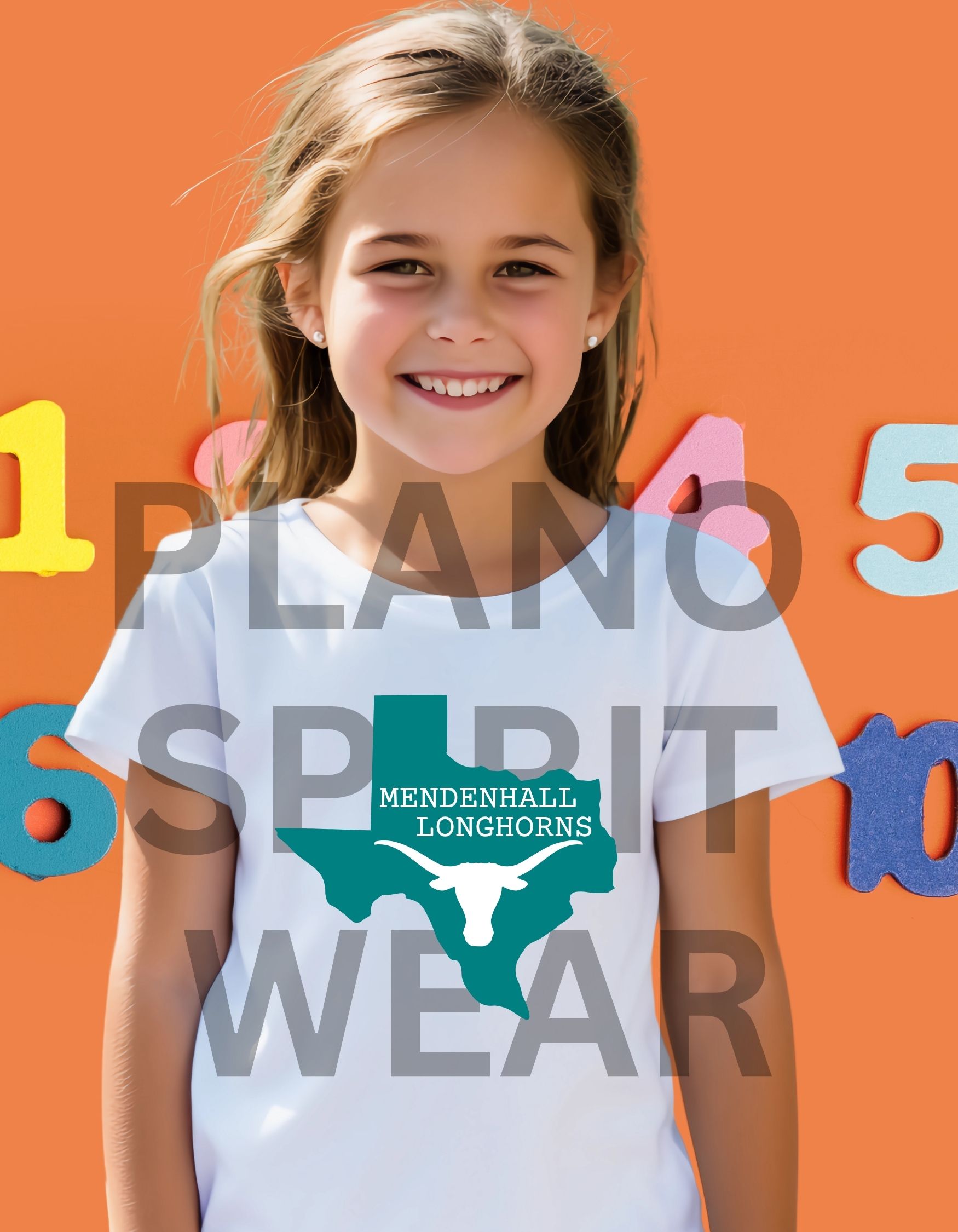 Mendenhall Longhorns Texas School Shirt Kids Tee 
