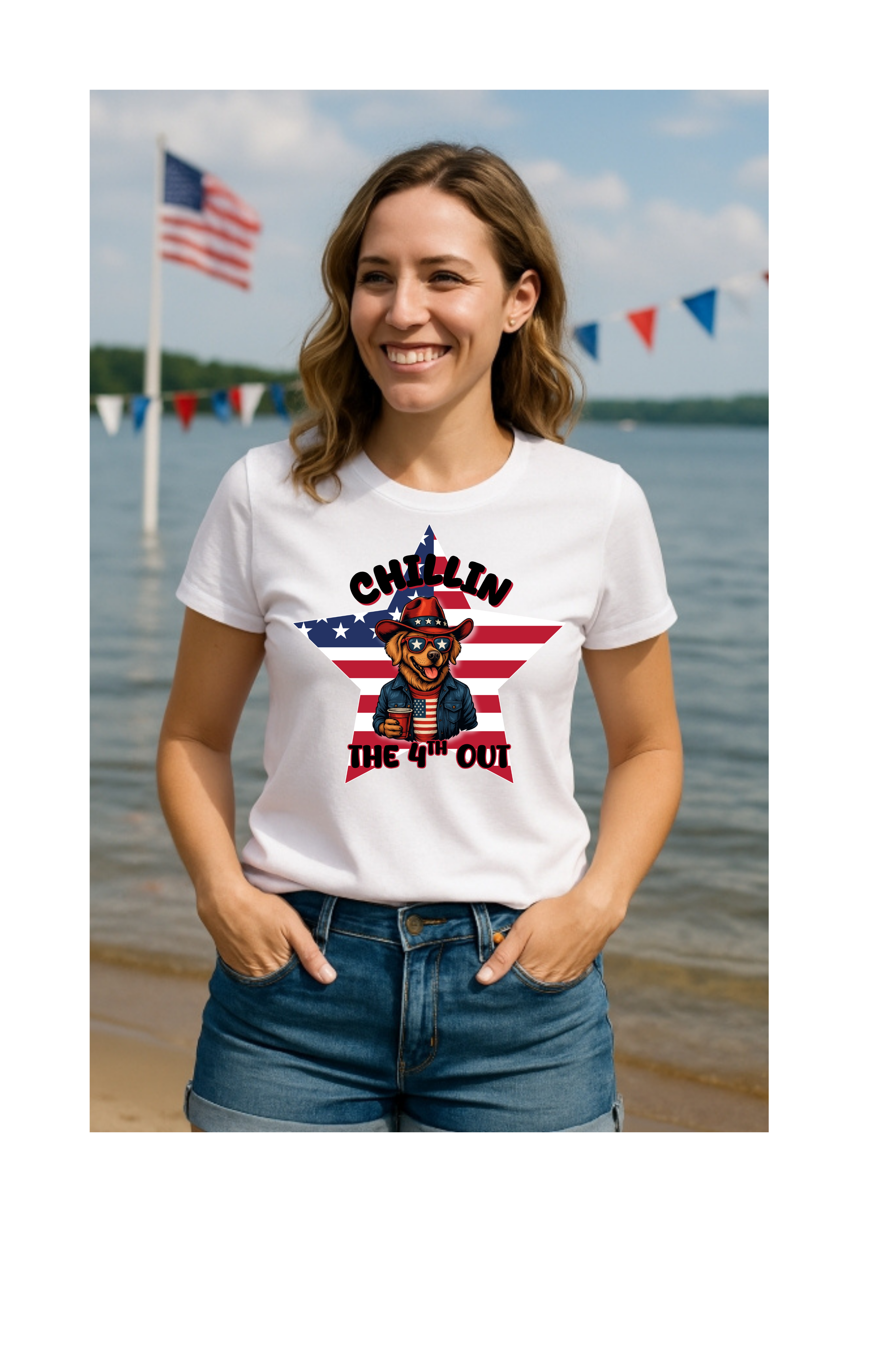 USA Patriotic Unisex Garment-Dyed T-shirt product thumbnail image