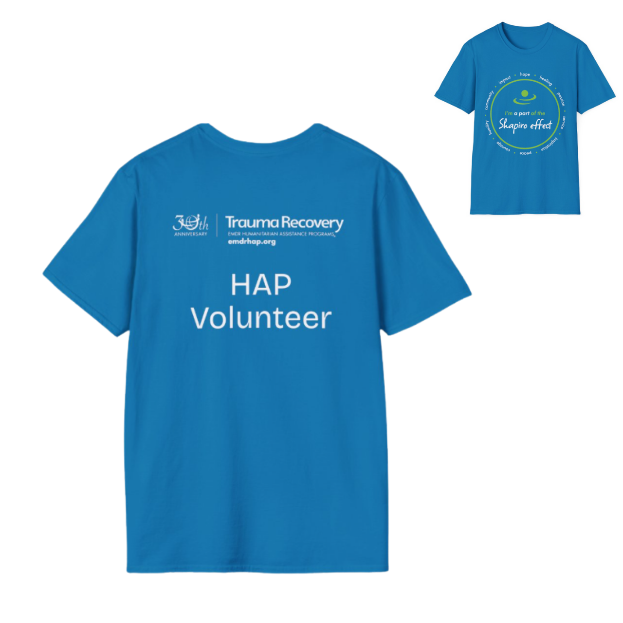 HAP Volunteers: Shapiro Effect T-Shirt product thumbnail image HAP Volunteers: Shapiro Effect T-Shirt product thumbnail image