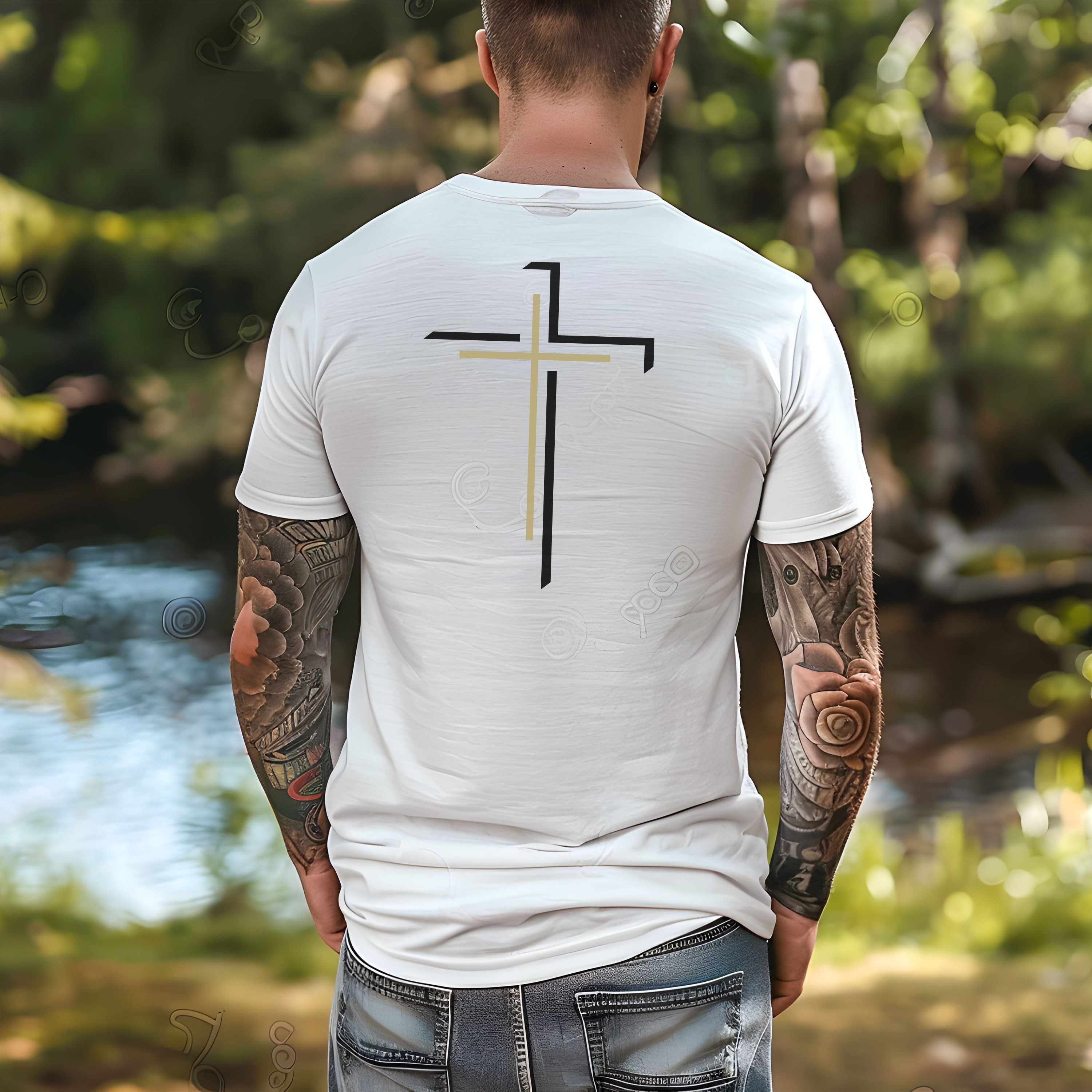 Cross Training T-Shirt | Christian Apparel | Unashamed Faith | Christian Fitness