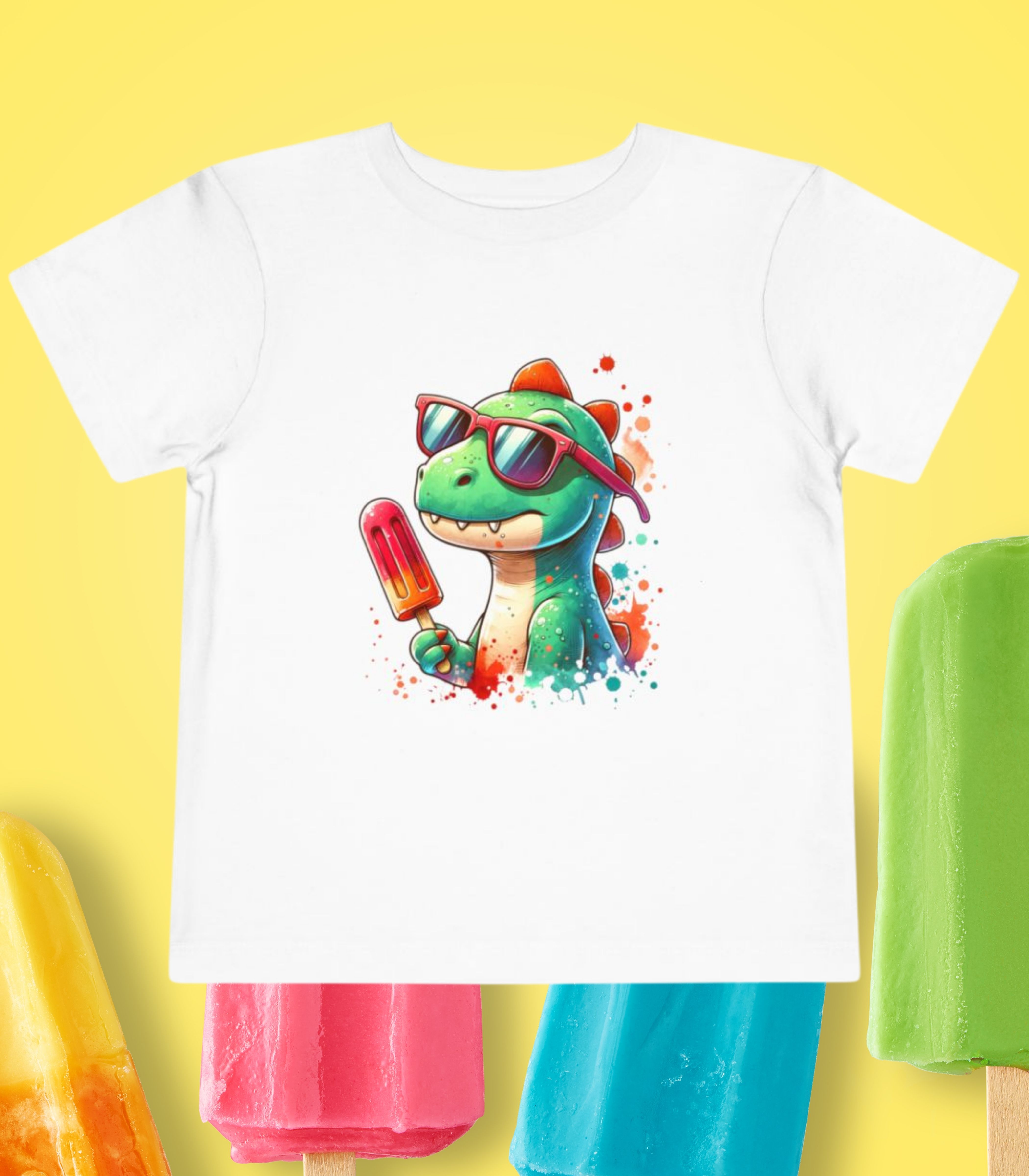 Cool Dinosaur Toddler Tee, Cute Kids T-Shirt, Summer Fun Shirt, Birthday Gift, Playful Dino Tee, Cute Toddler Apparel product thumbnail image