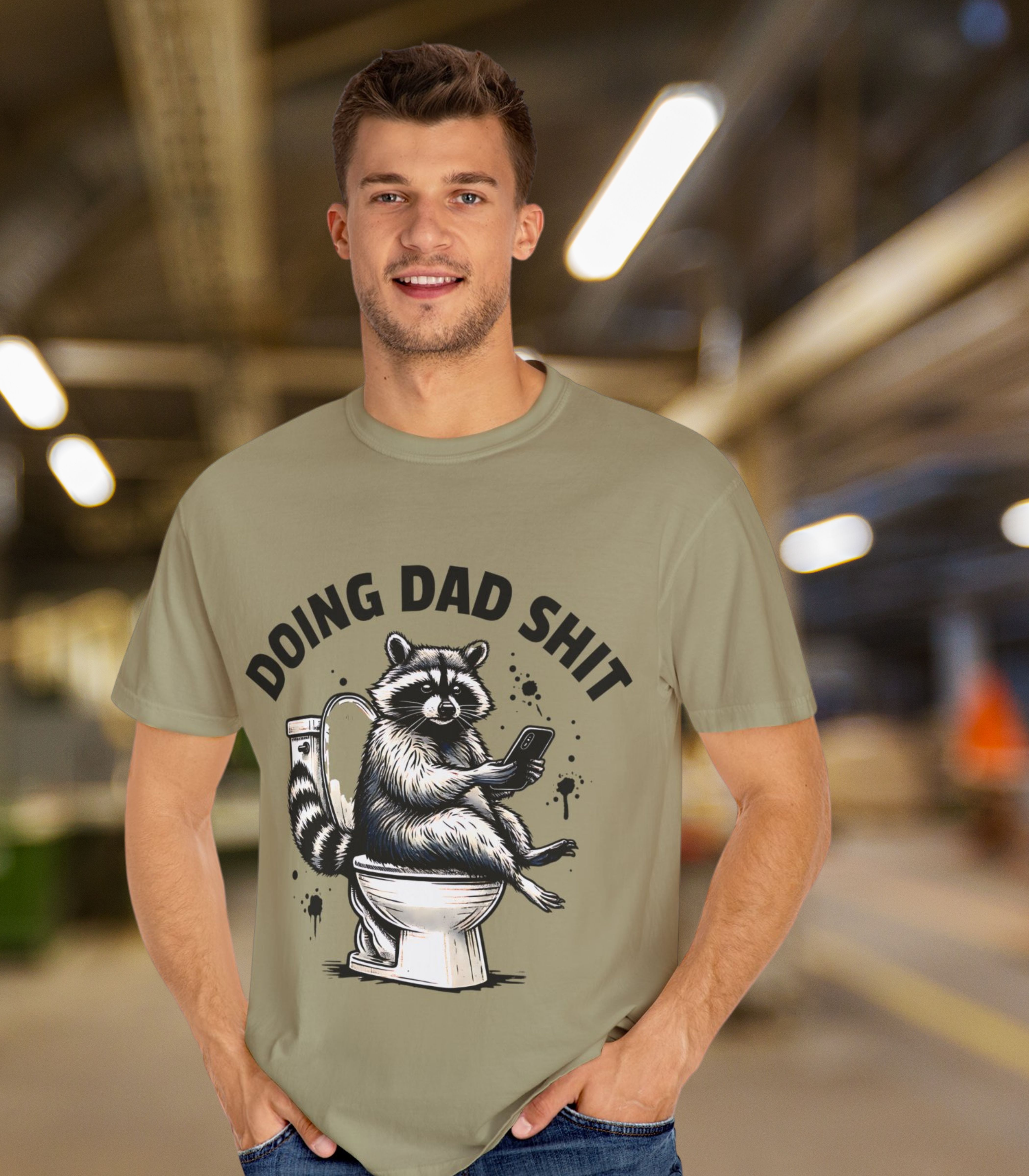 Funny Dad Humor T-Shirt, Doing Dad Shit Tee, Gift for Dads, Unisex Casual Shirt, Father's Day Gift, Dad Life Apparel