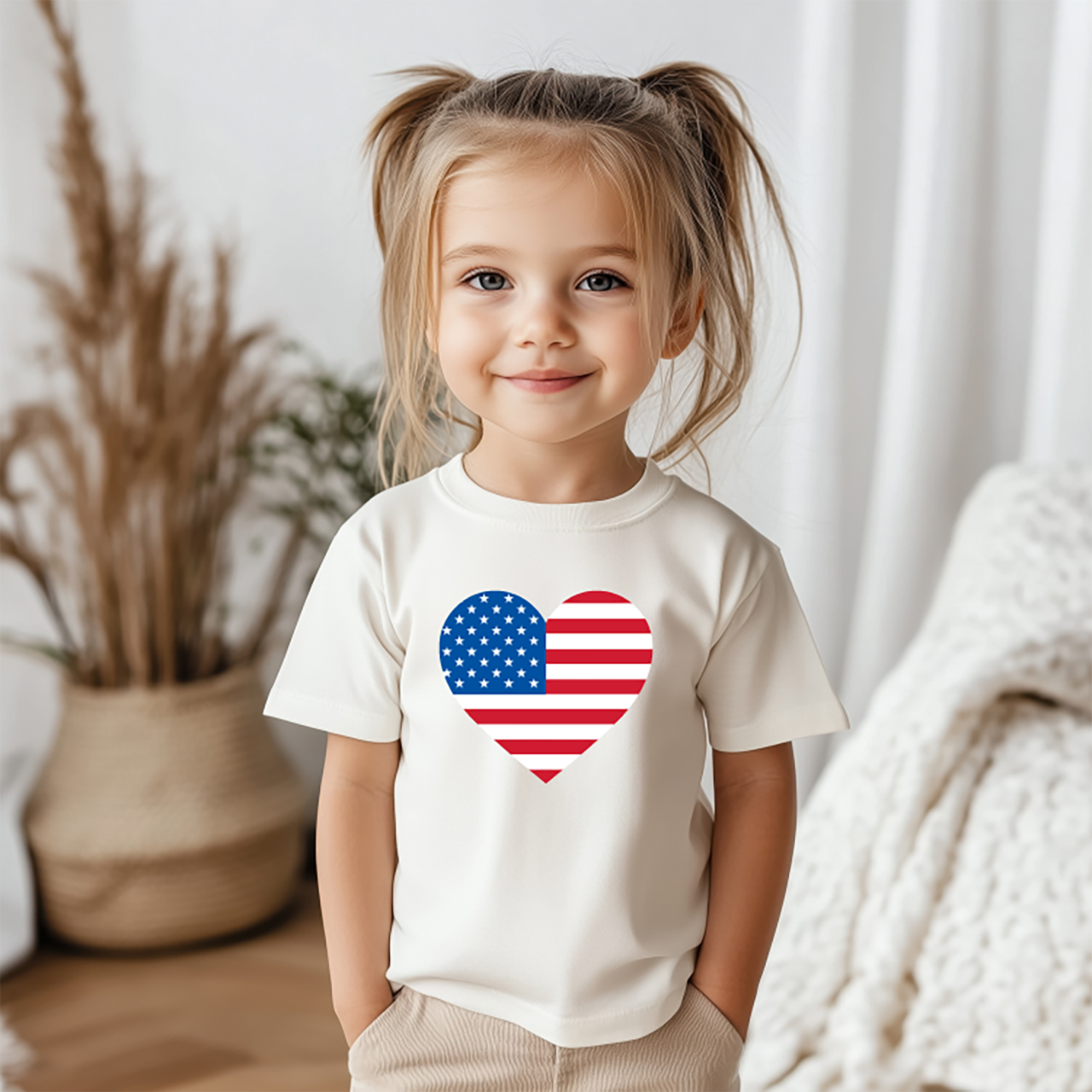 Toddler "American Heart" Tee, USA Graphic Shirt, Independence Day, Kids, Summer, Fourth of July Apparel Toddler "American Heart" Tee, USA Graphic Shirt, Independence Day, Kids, Summer, Fourth of July Apparel