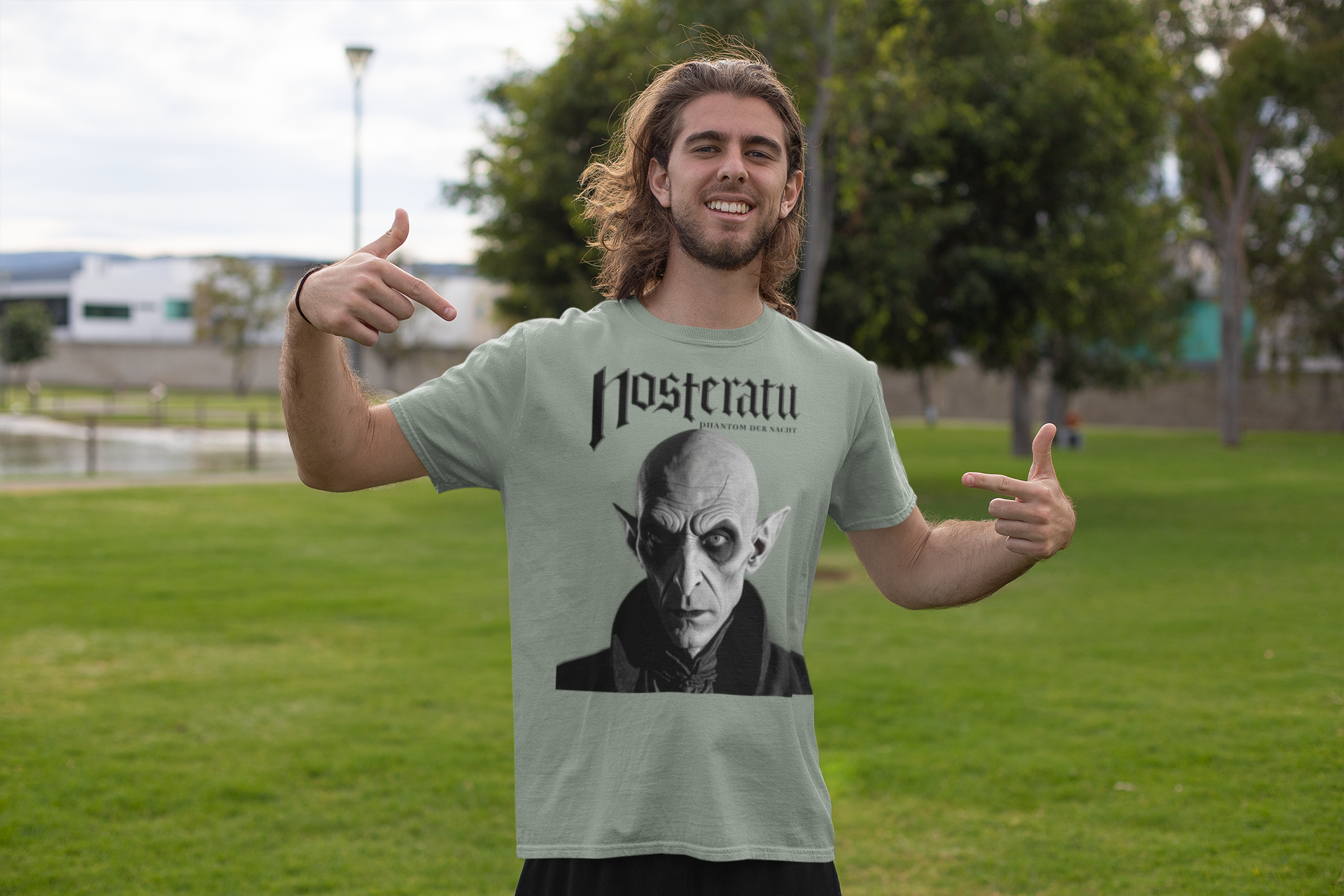 Nosferatu T-Shirt | Classic Horror Movie Tee | Vintage Gothic Vampire Apparel | Unisex Retro Spooky Gift" product thumbnail image