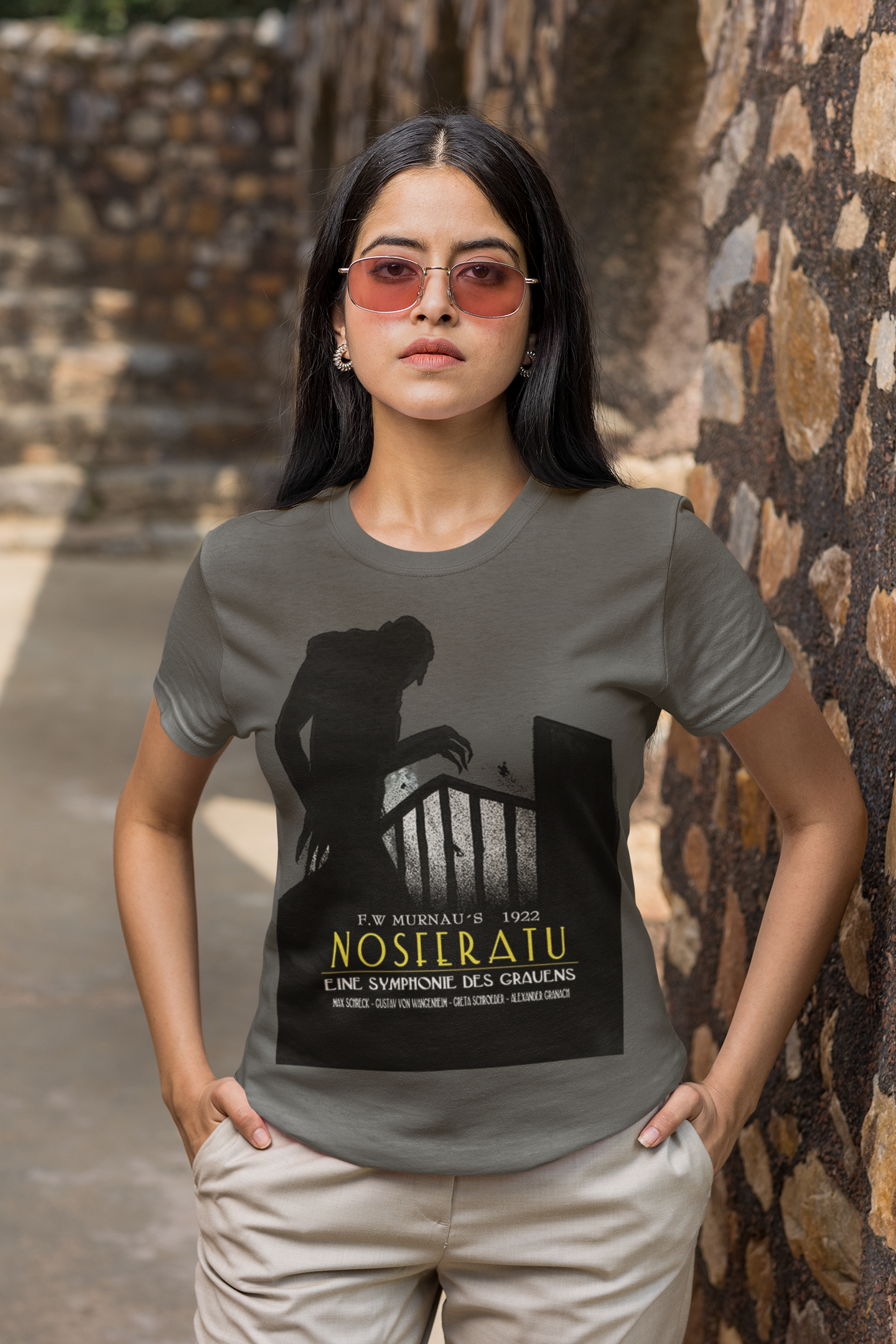 Nosferatu T-Shirt | Vintage Horror Movie Tee | Classic Film Fan Apparel | Unisex Gothic Novelty Shirt product thumbnail image