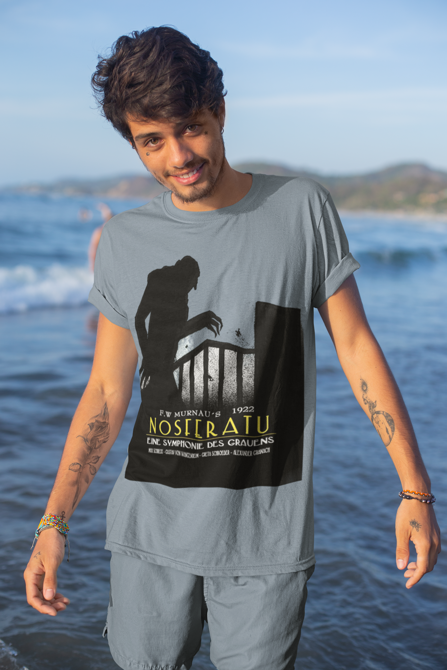 Nosferatu T-Shirt | Vintage Horror Movie Tee | Classic Film Fan Apparel | Unisex Gothic Novelty Shirt product thumbnail image