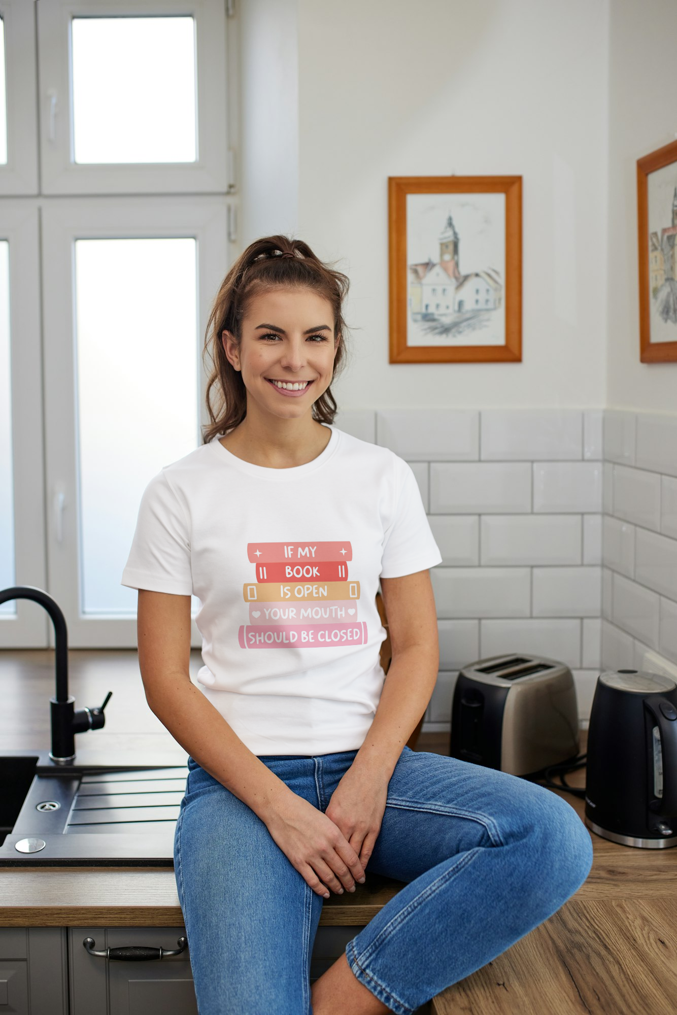 Book Lover's Humor T-Shirt, Reader Gift, Funny T-Shirt for Librarians, Unisex Graphic Tee, Gift for Bookworms product thumbnail image Book Lover's Humor T-Shirt, Reader Gift, Funny T-Shirt for Librarians, Unisex Graphic Tee, Gift for Bookworms product thumbnail image