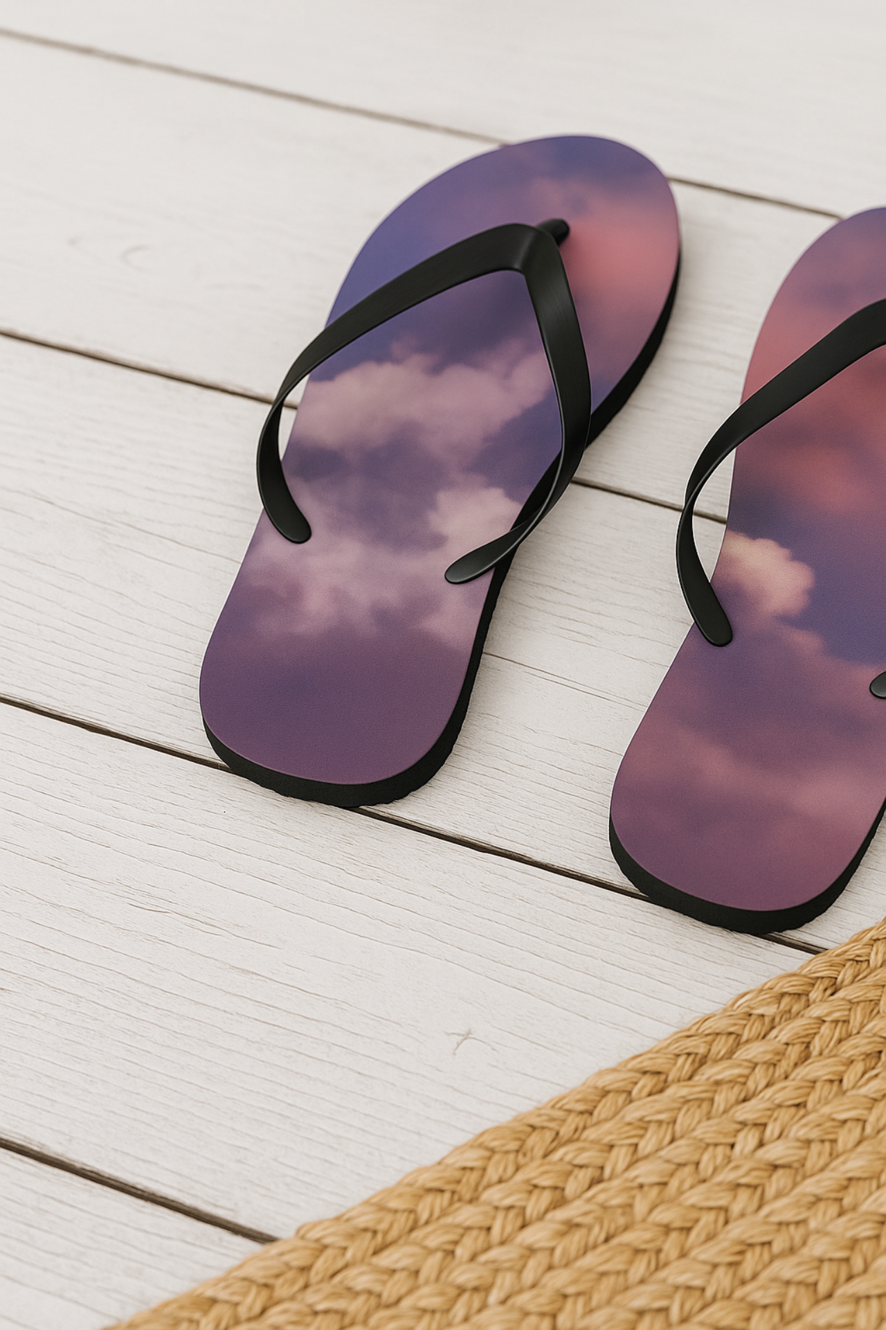 Sunrise Cloudscape Flip Flops Vibrant Sky Photography Sandals Scenic Summer Footwear for Beach Poolside or Travel Gifts product thumbnail image Sunrise Cloudscape Flip Flops Vibrant Sky Photography Sandals Scenic Summer Footwear for Beach Poolside or Travel Gifts product thumbnail image