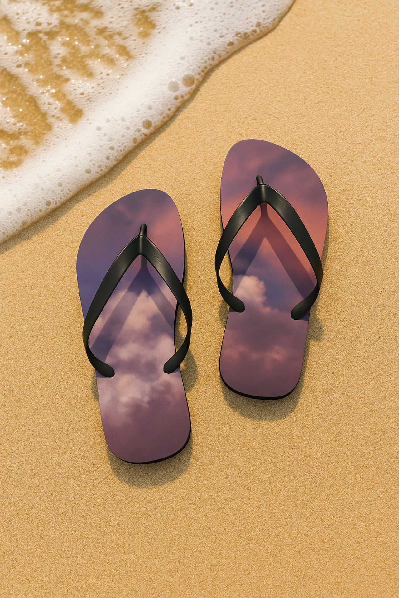 Sunrise Cloudscape Flip Flops Vibrant Sky Photography Sandals Scenic Summer Footwear for Beach Poolside or Travel Gifts product thumbnail image Sunrise Cloudscape Flip Flops Vibrant Sky Photography Sandals Scenic Summer Footwear for Beach Poolside or Travel Gifts product thumbnail image