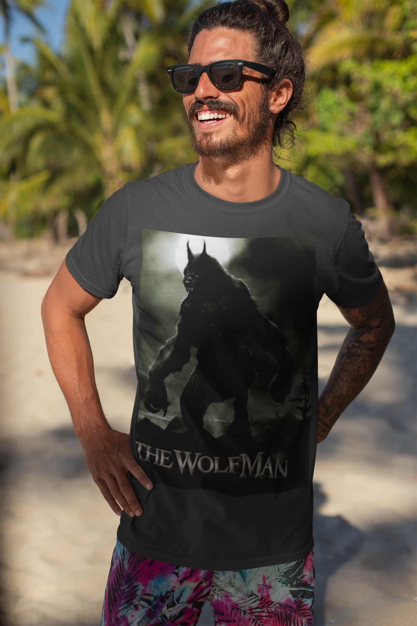 Wolfman Graphic Unisex T-Shirt - Vintage Horror Tee &amp; Spooky Halloween Apparel for Monster Lovers product thumbnail image