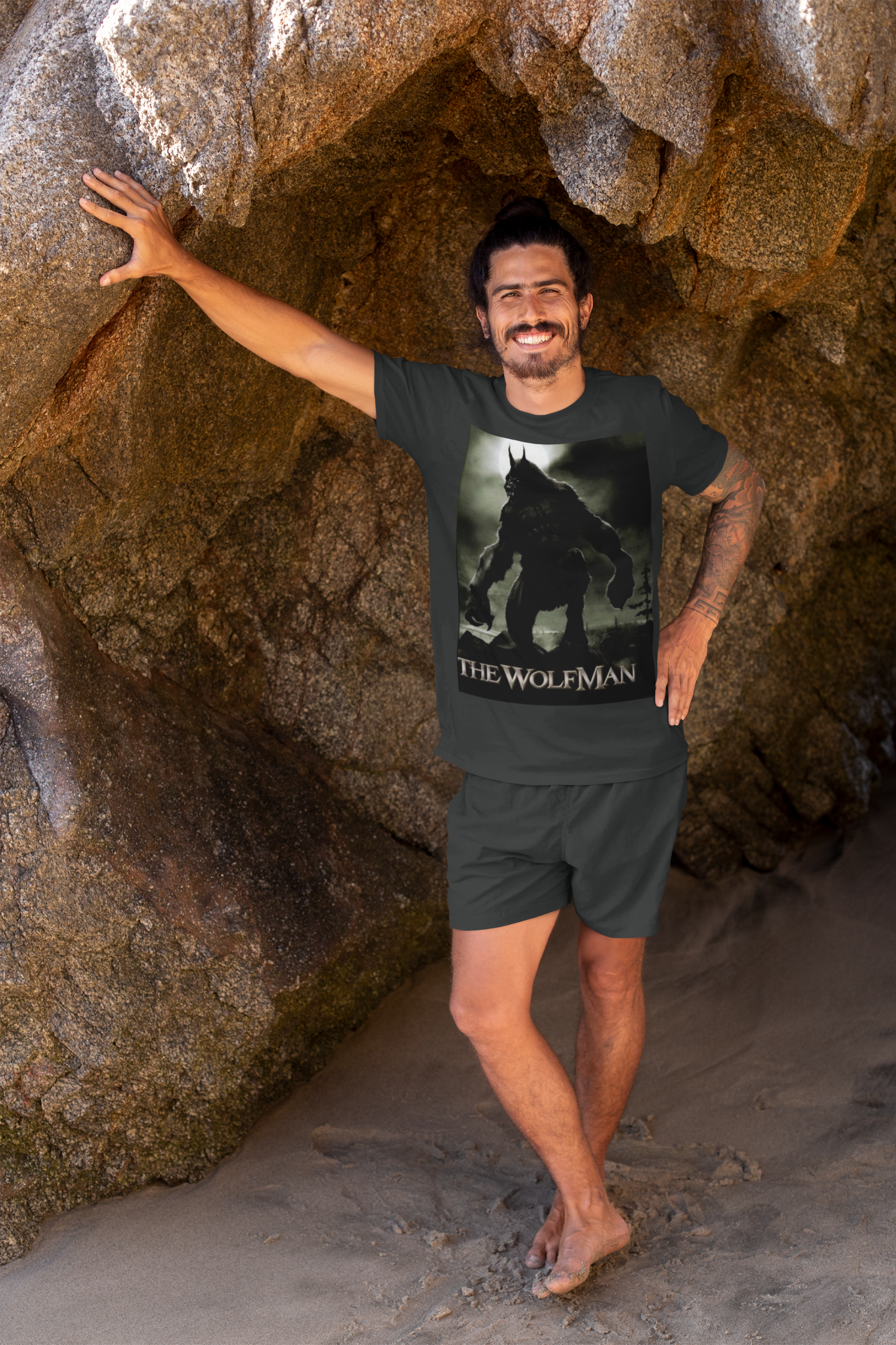 Wolfman Graphic Unisex T-Shirt - Vintage Horror Tee &amp; Spooky Halloween Apparel for Monster Lovers product thumbnail image