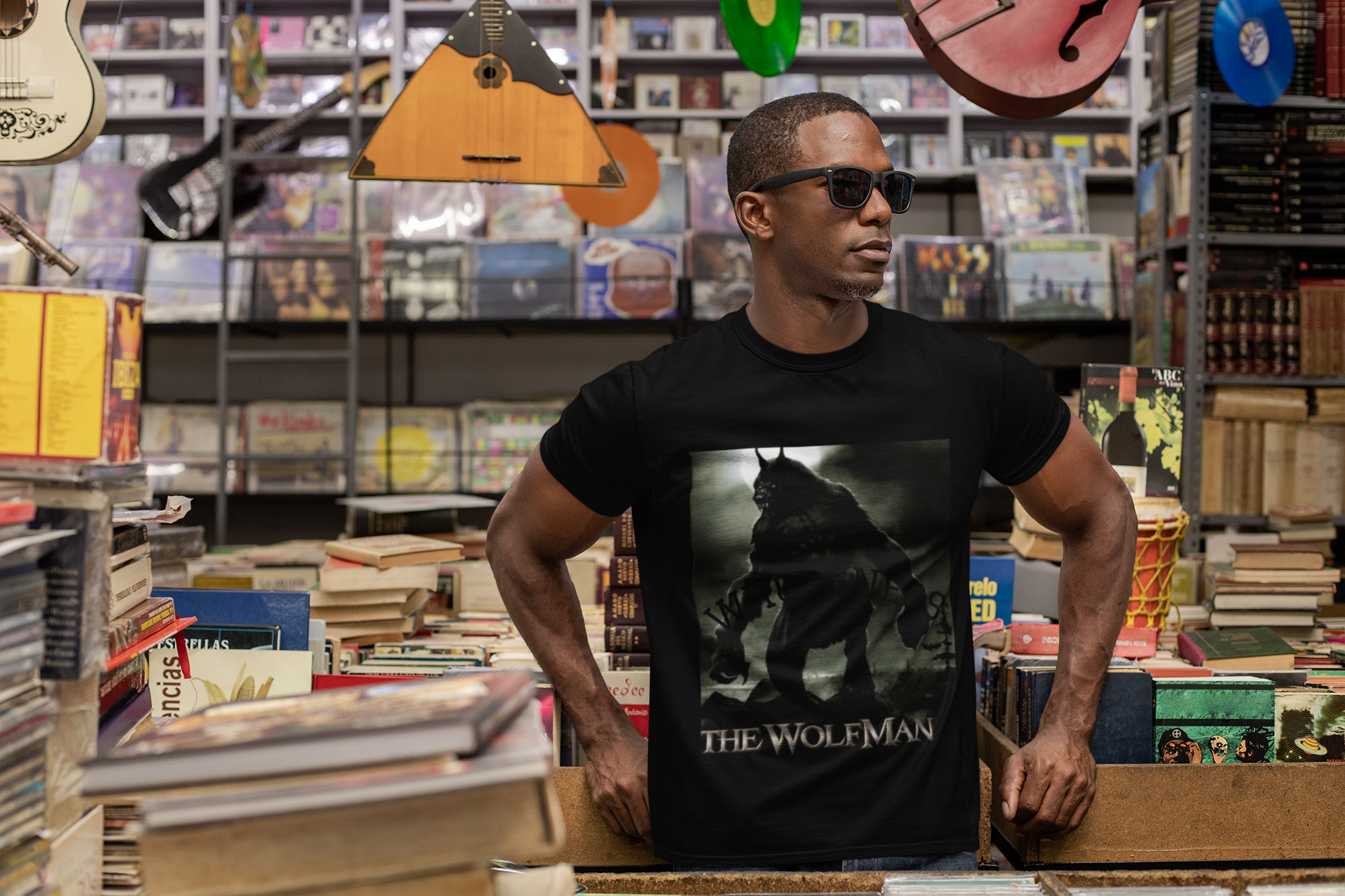 Wolfman Graphic Unisex T-Shirt - Vintage Horror Tee &amp; Spooky Halloween Apparel for Monster Lovers product thumbnail image