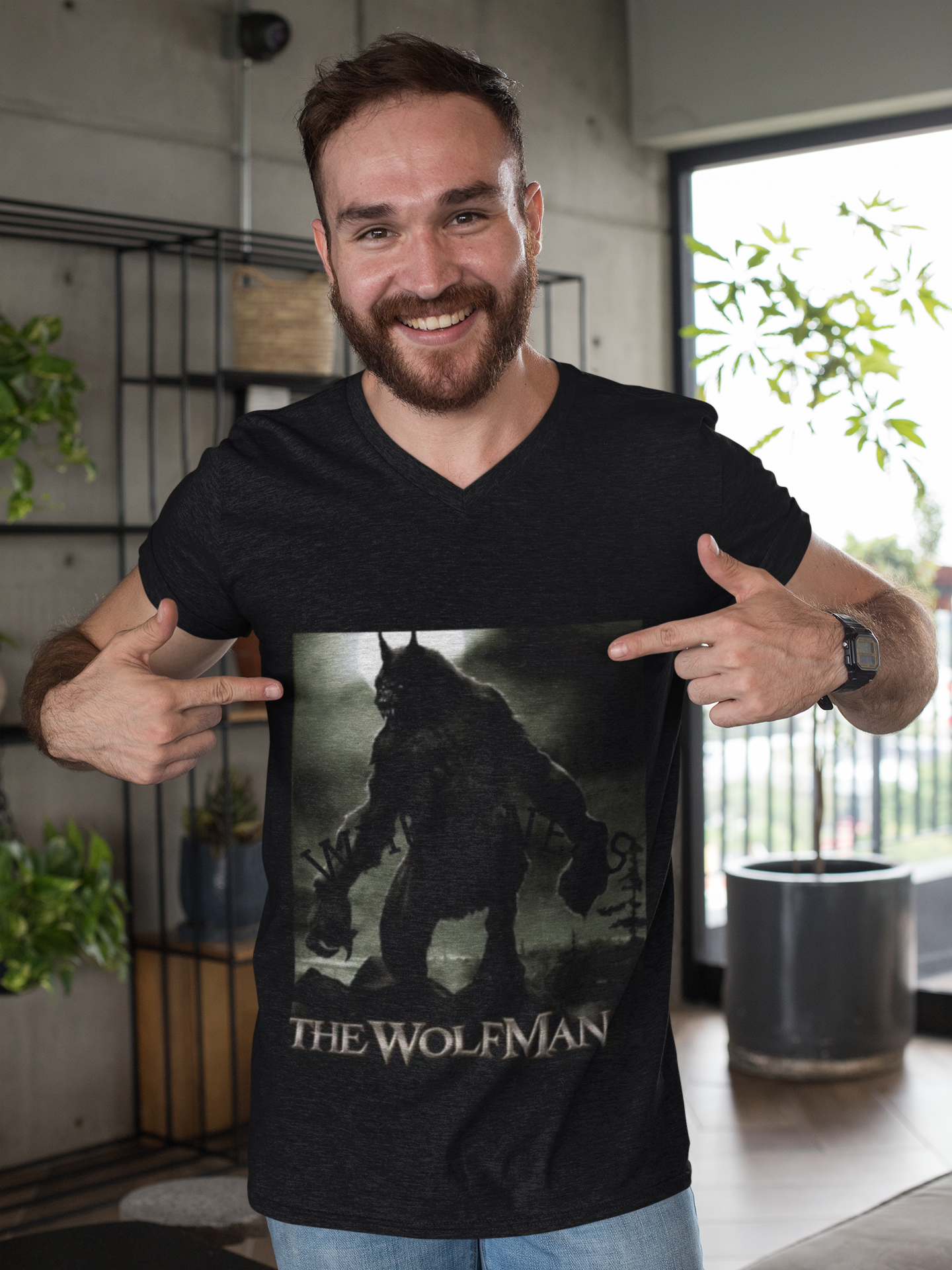 Wolfman Graphic Unisex T-Shirt - Vintage Horror Tee & Spooky Halloween Apparel for Monster Lovers product thumbnail image Wolfman Graphic Unisex T-Shirt - Vintage Horror Tee & Spooky Halloween Apparel for Monster Lovers product thumbnail image